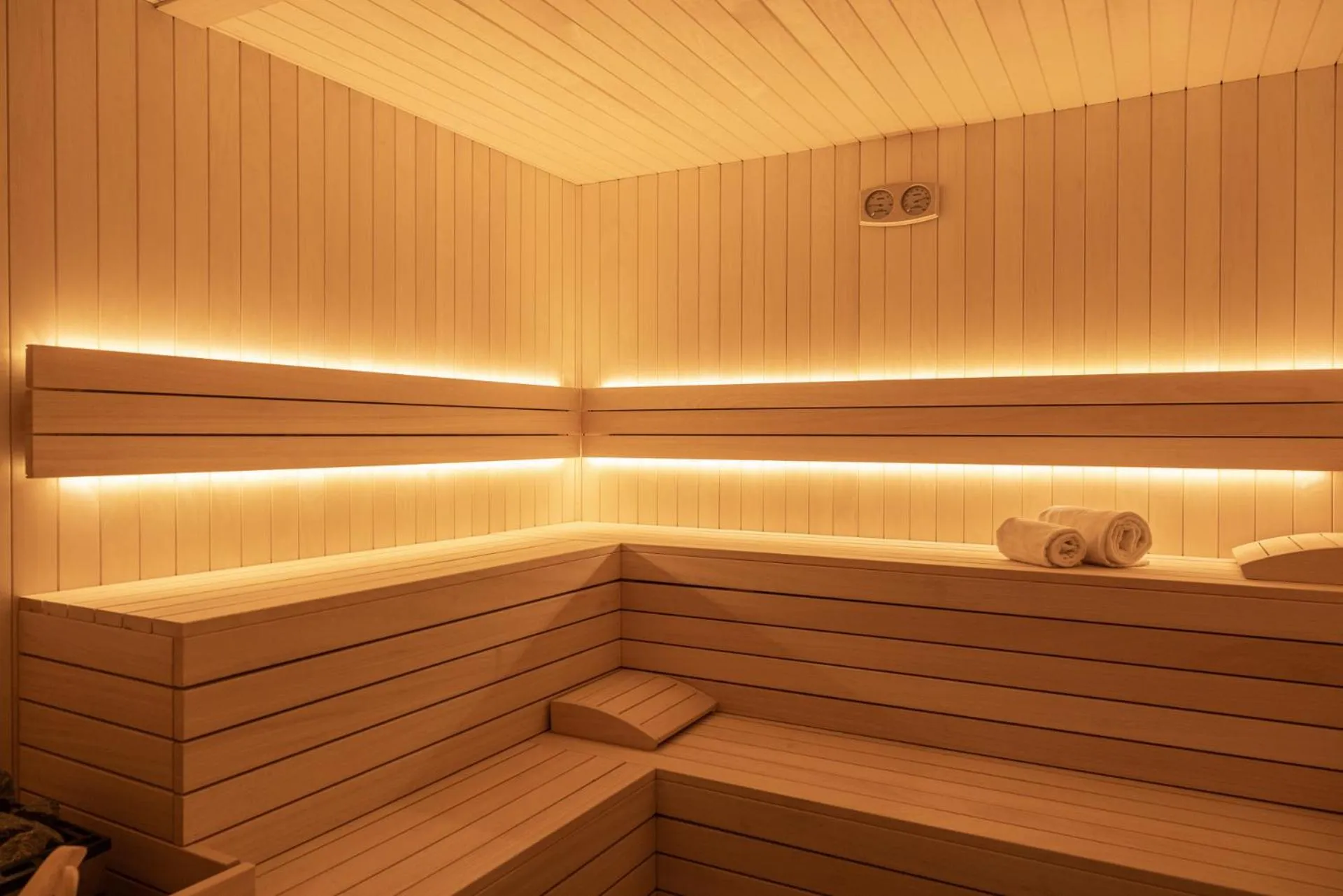 Sauna in Hôtel Ibaïa