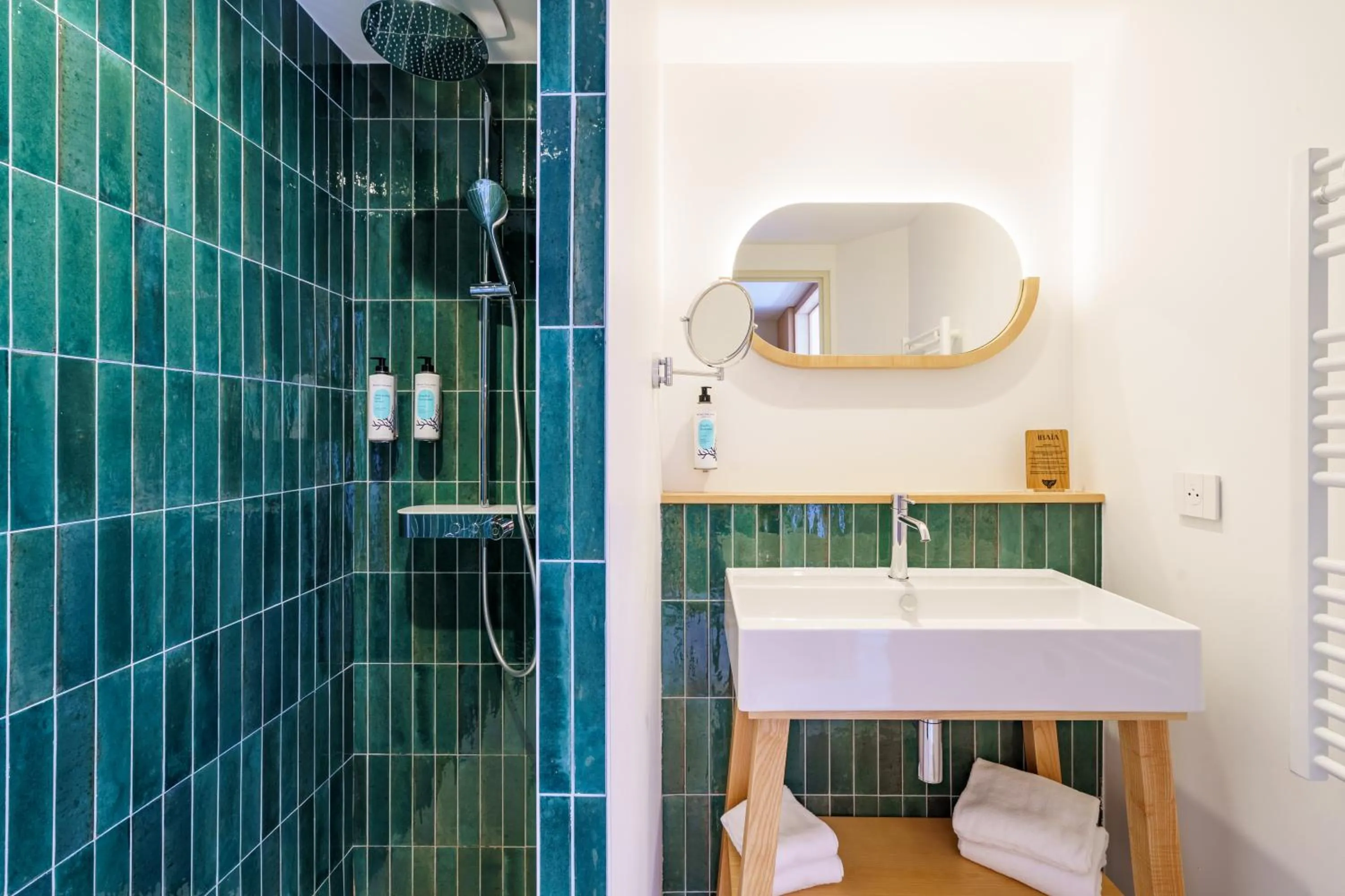 Bathroom in Hôtel Ibaïa