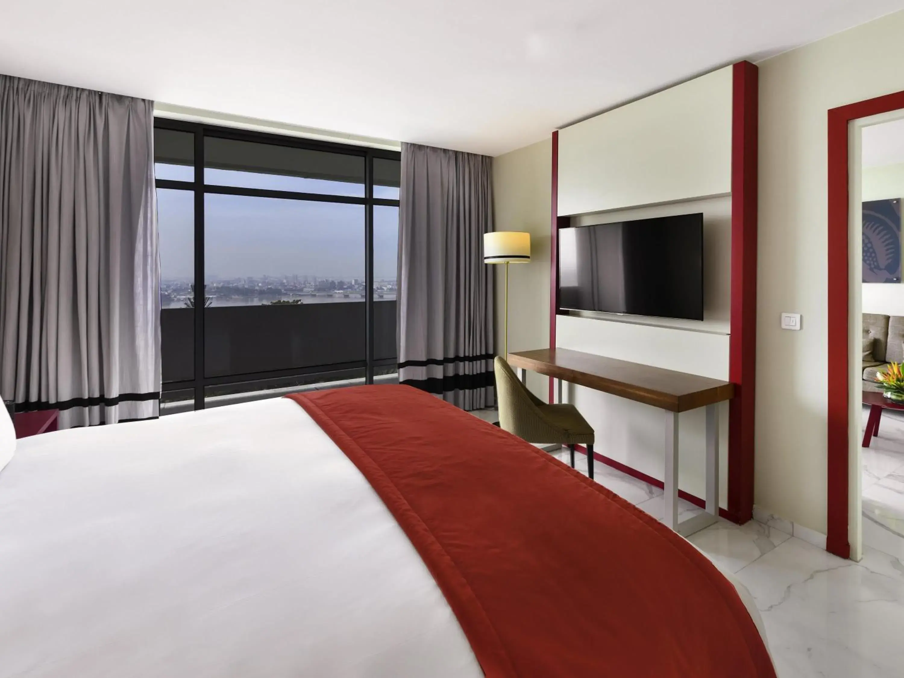 Prestige King Suite with Balcony in Sofitel Abidjan Hotel Ivoire Prestige King Suite with Balcony in Sofitel Abidjan Hotel Ivoire