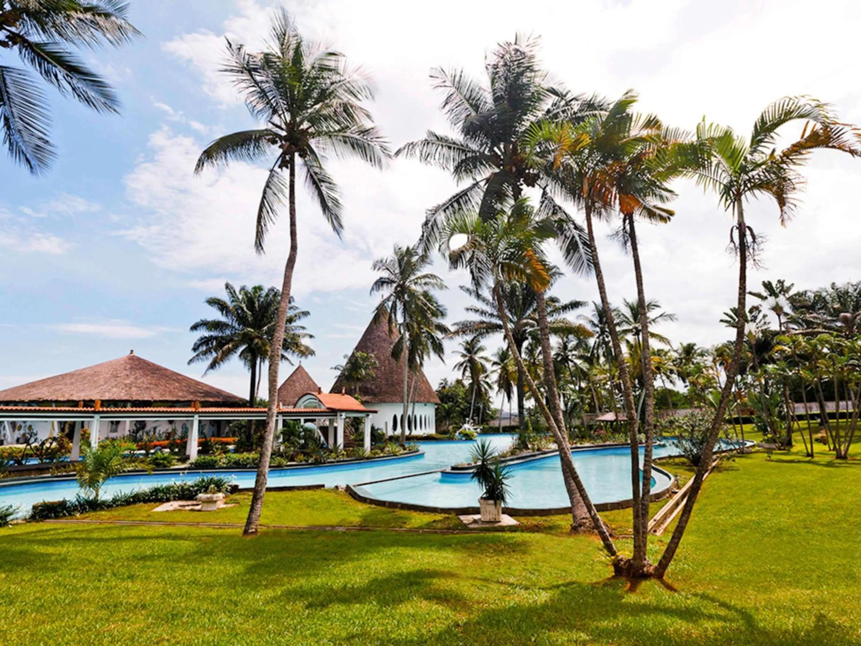 Pool view in Sofitel Abidjan Hotel Ivoire