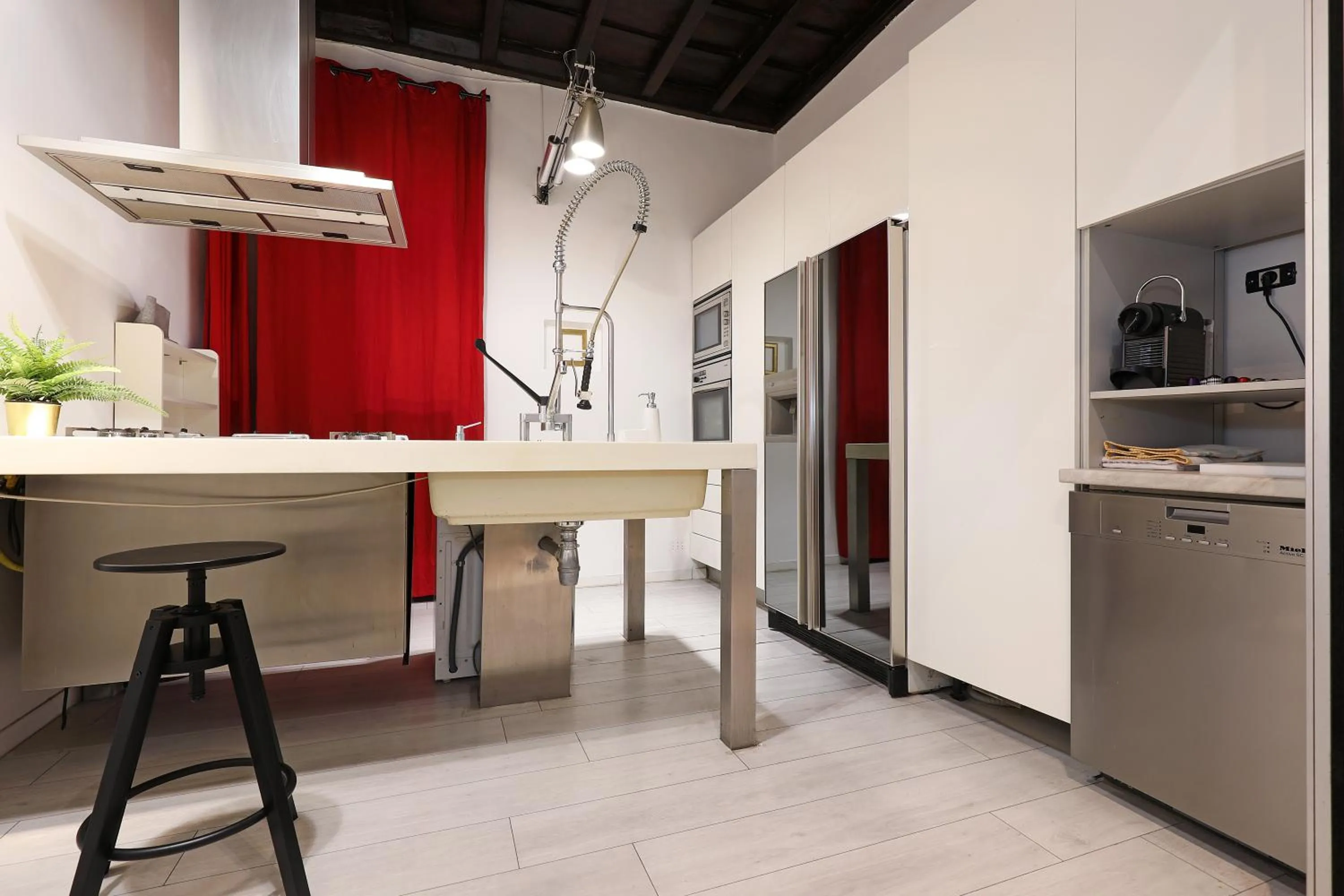 Kitchen or kitchenette in Luxury Gambero apartment