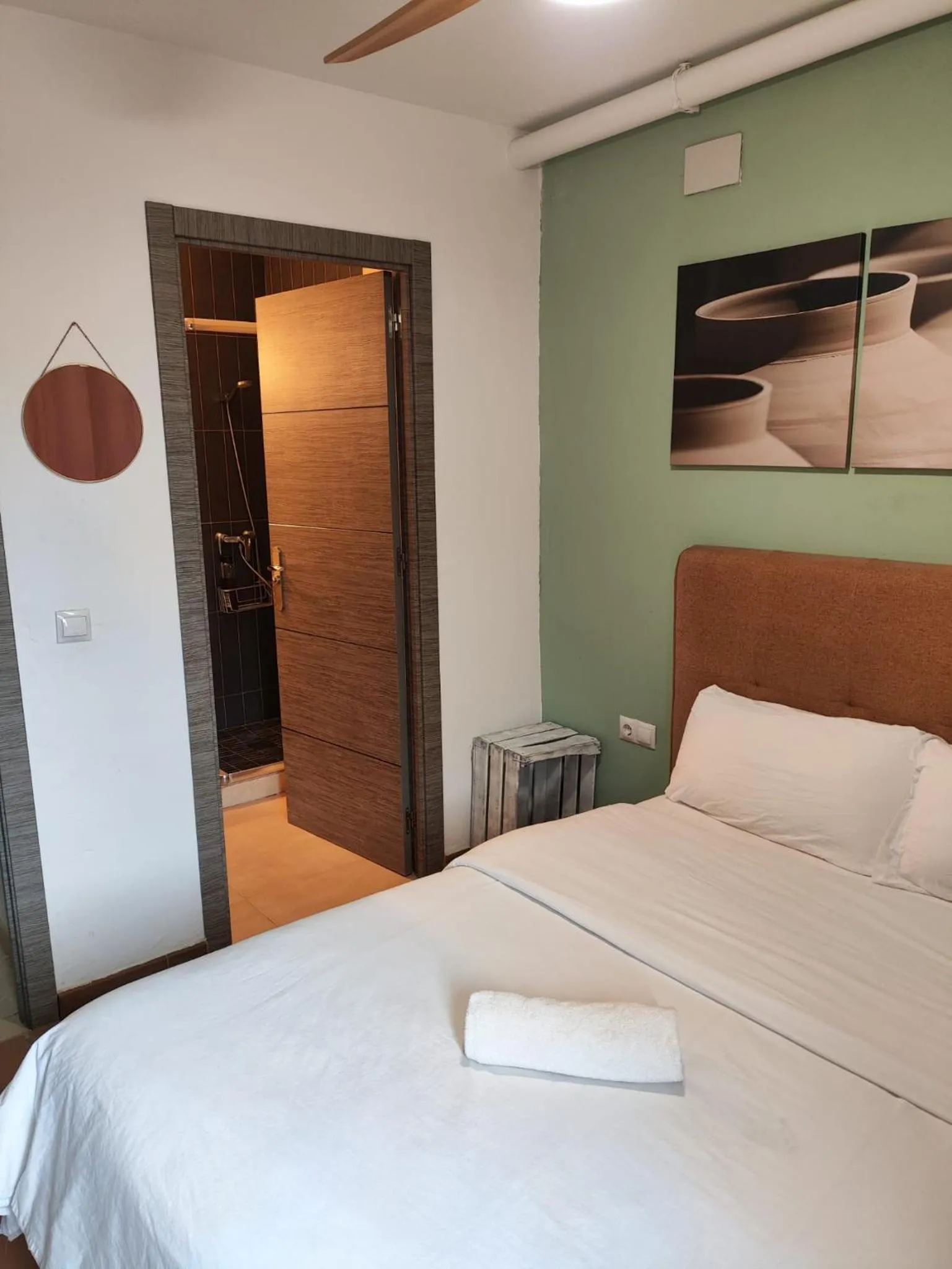 Bed in L'Olivera Casa Rural