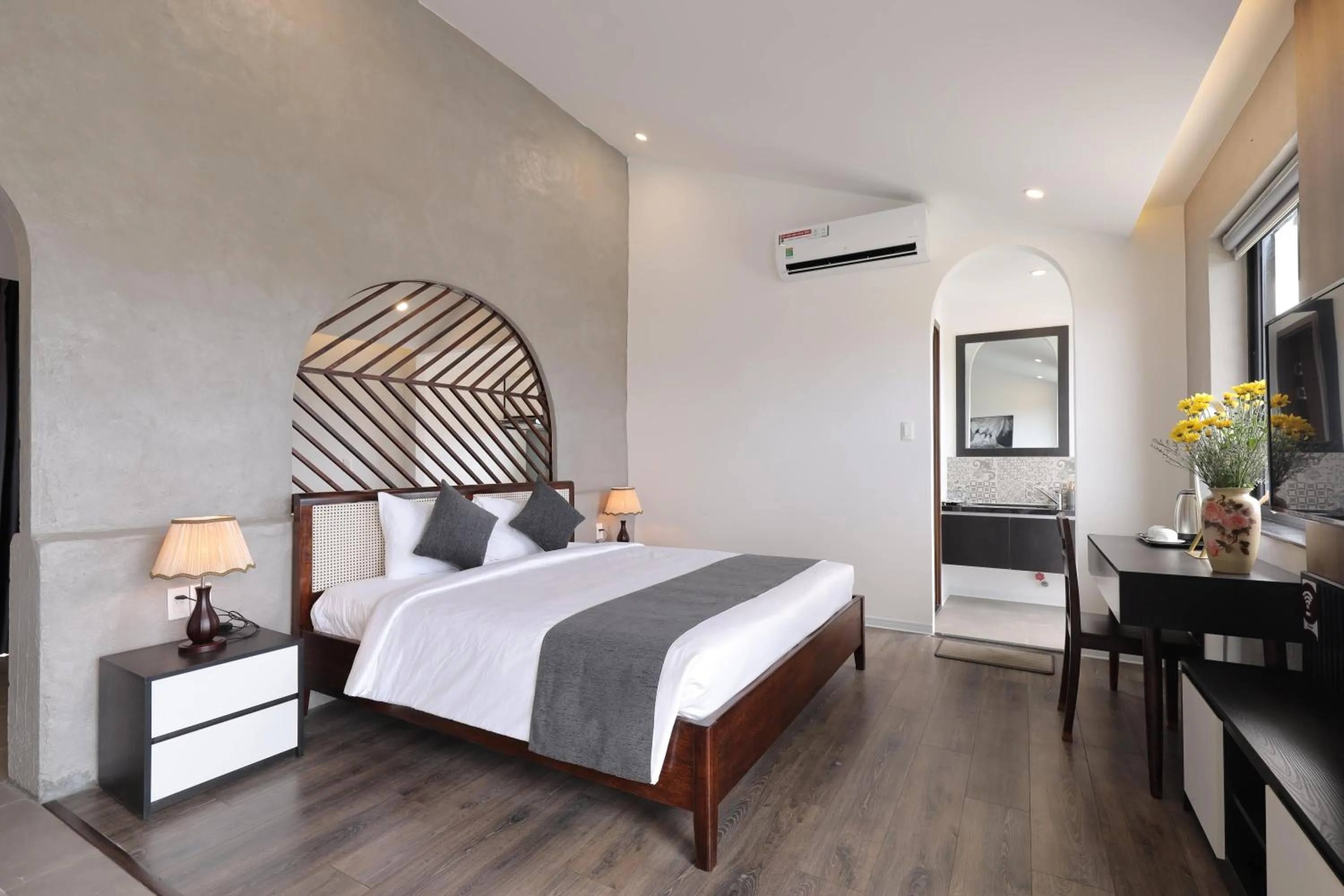 Bedroom, Bed in Charm Champion Villa Hoian