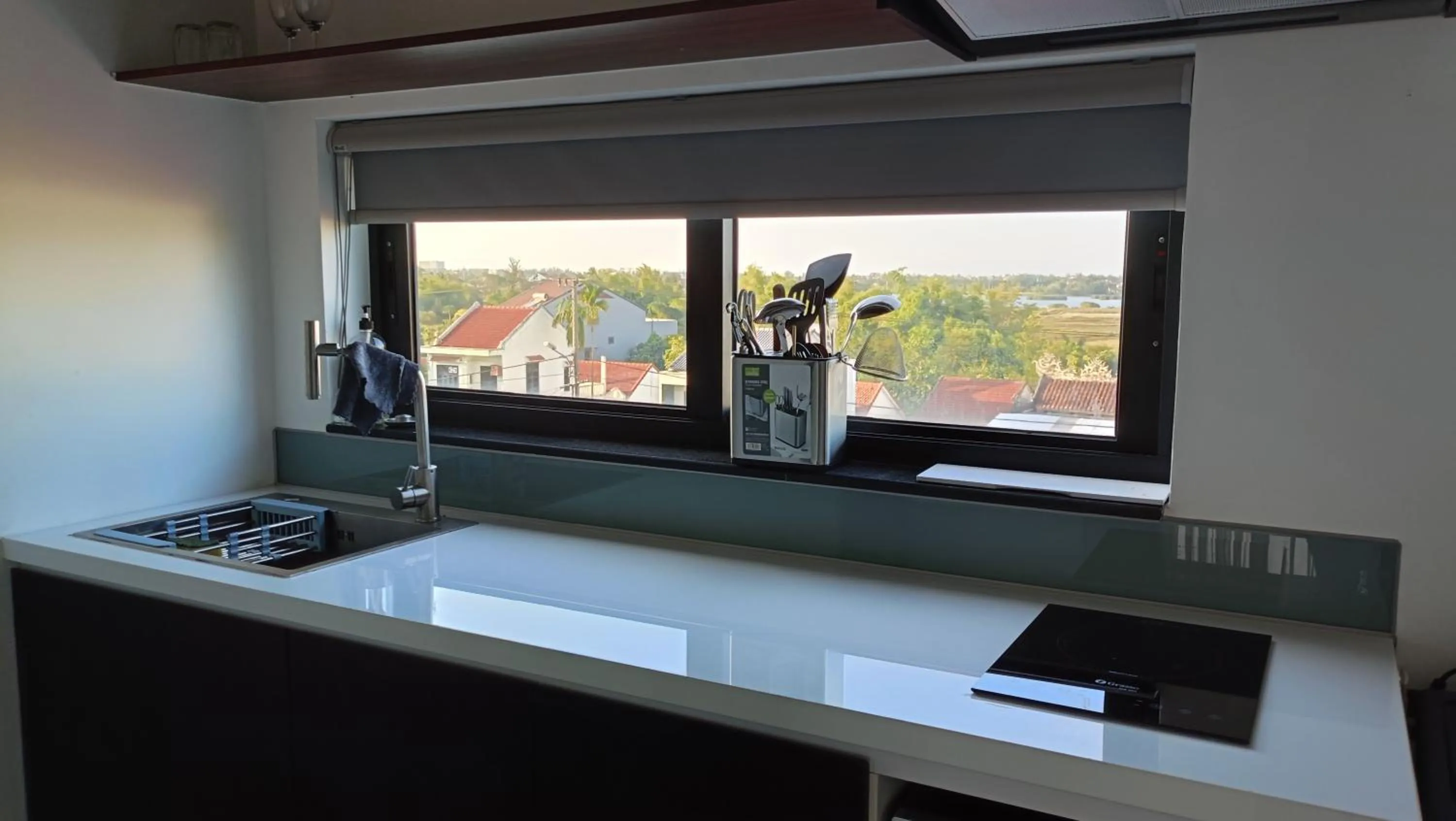 Kitchen or kitchenette in Charm Champion Villa Hoian