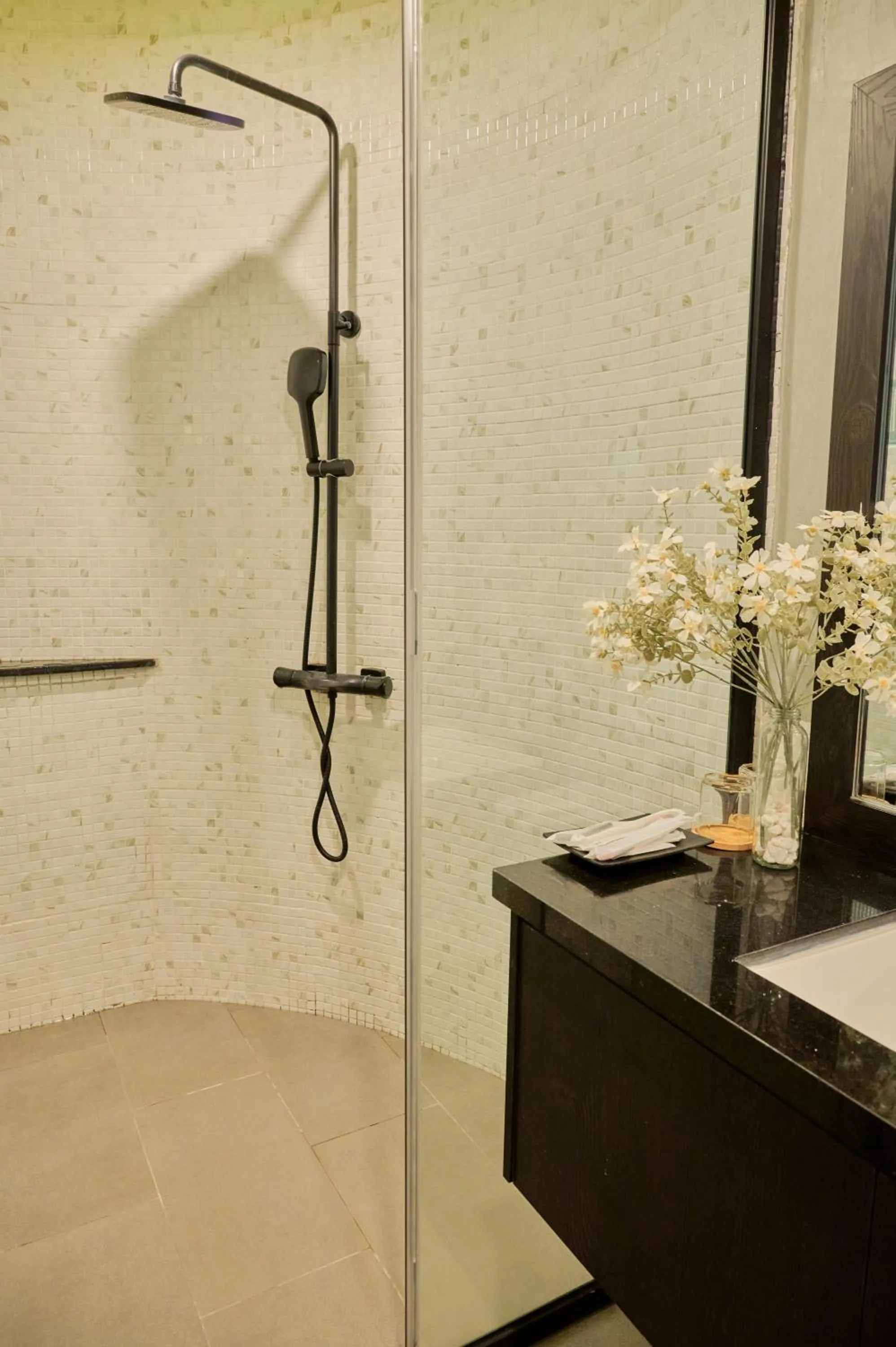 Shower in Charm Champion Villa Hoian