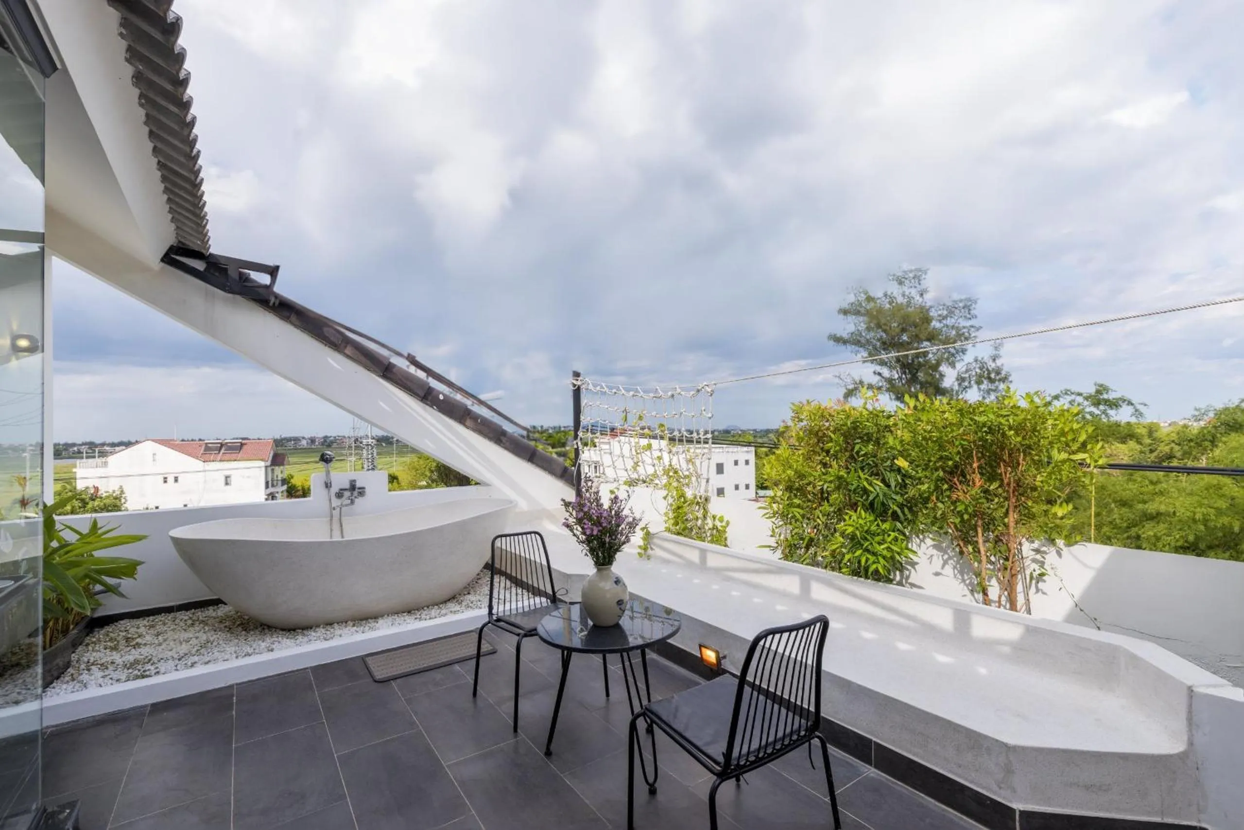 Patio in Charm Champion Villa Hoian