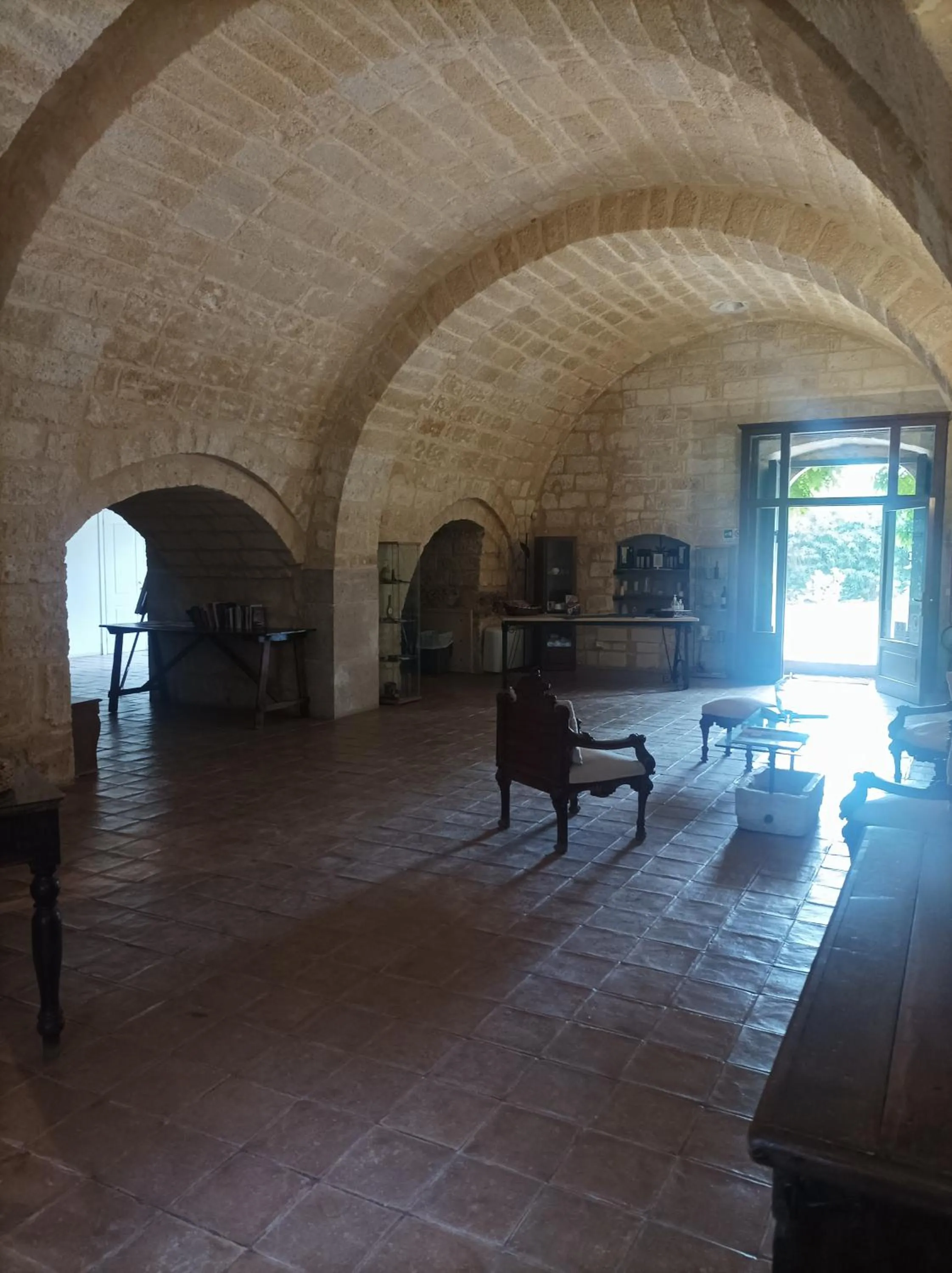 Seating area in Cefalicchio B&B
