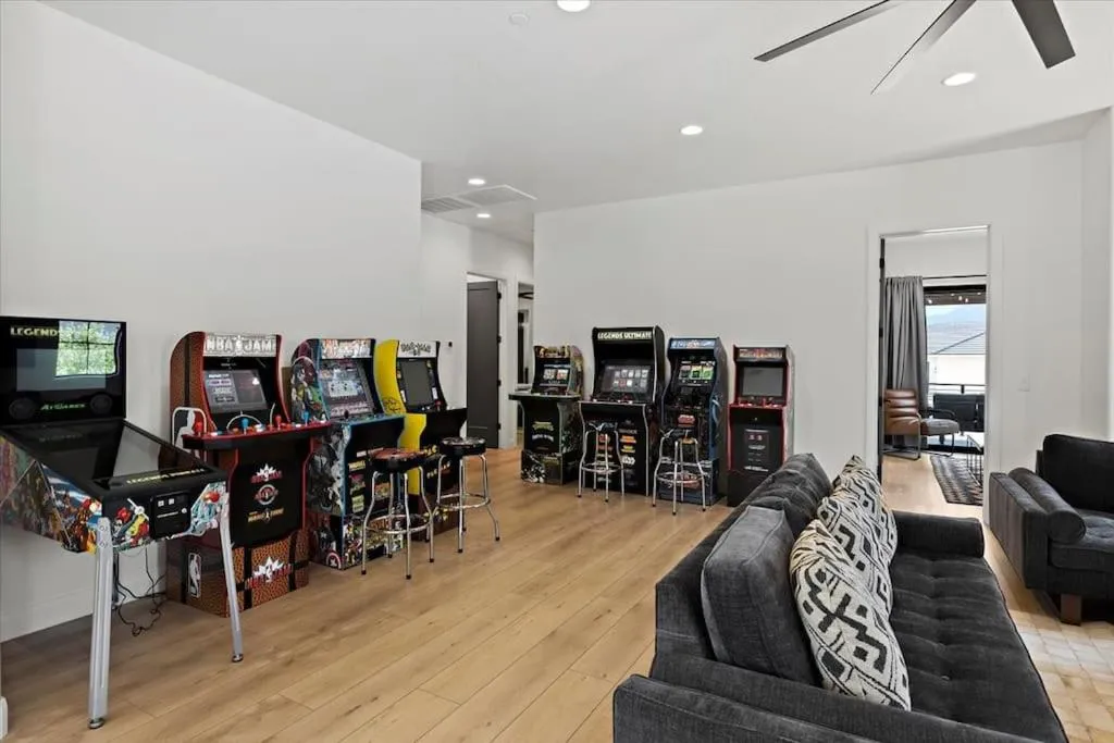 Game Room in Casa Blanca luxury Villa Private pool sleeps 30!
