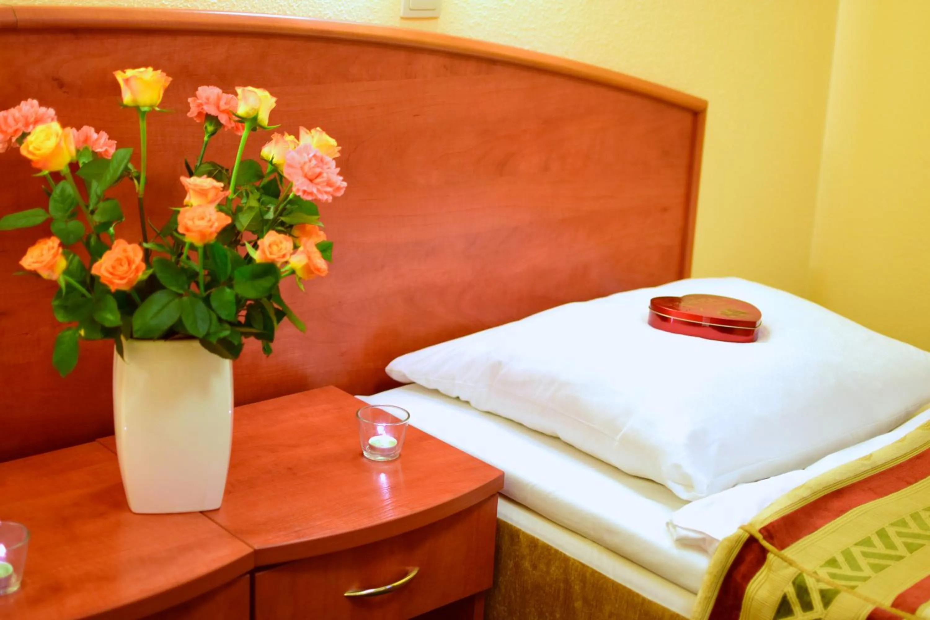 Bed in Hotel Panorama Nowy Sącz