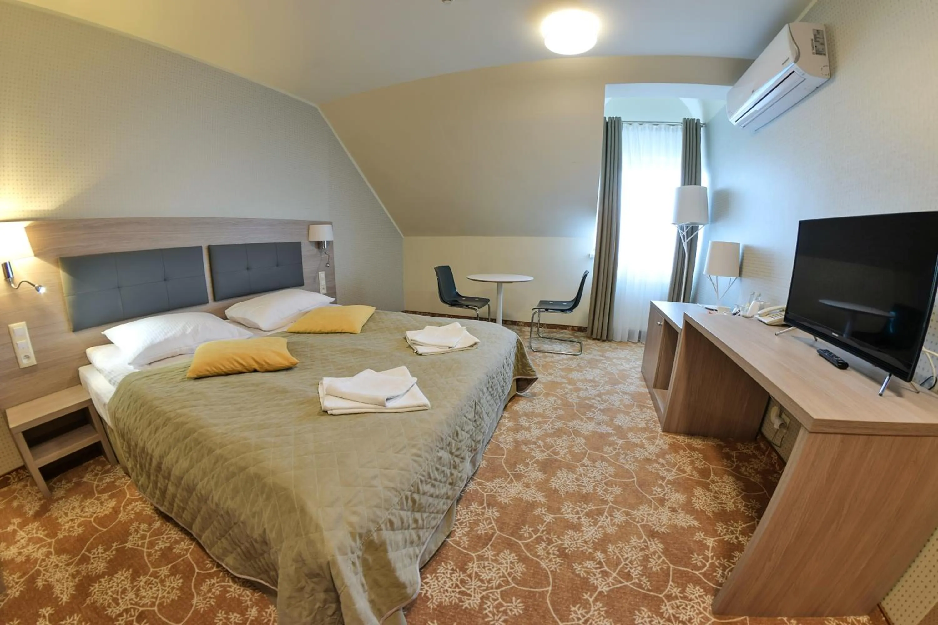 Bed in Hotel Panorama Nowy Sącz