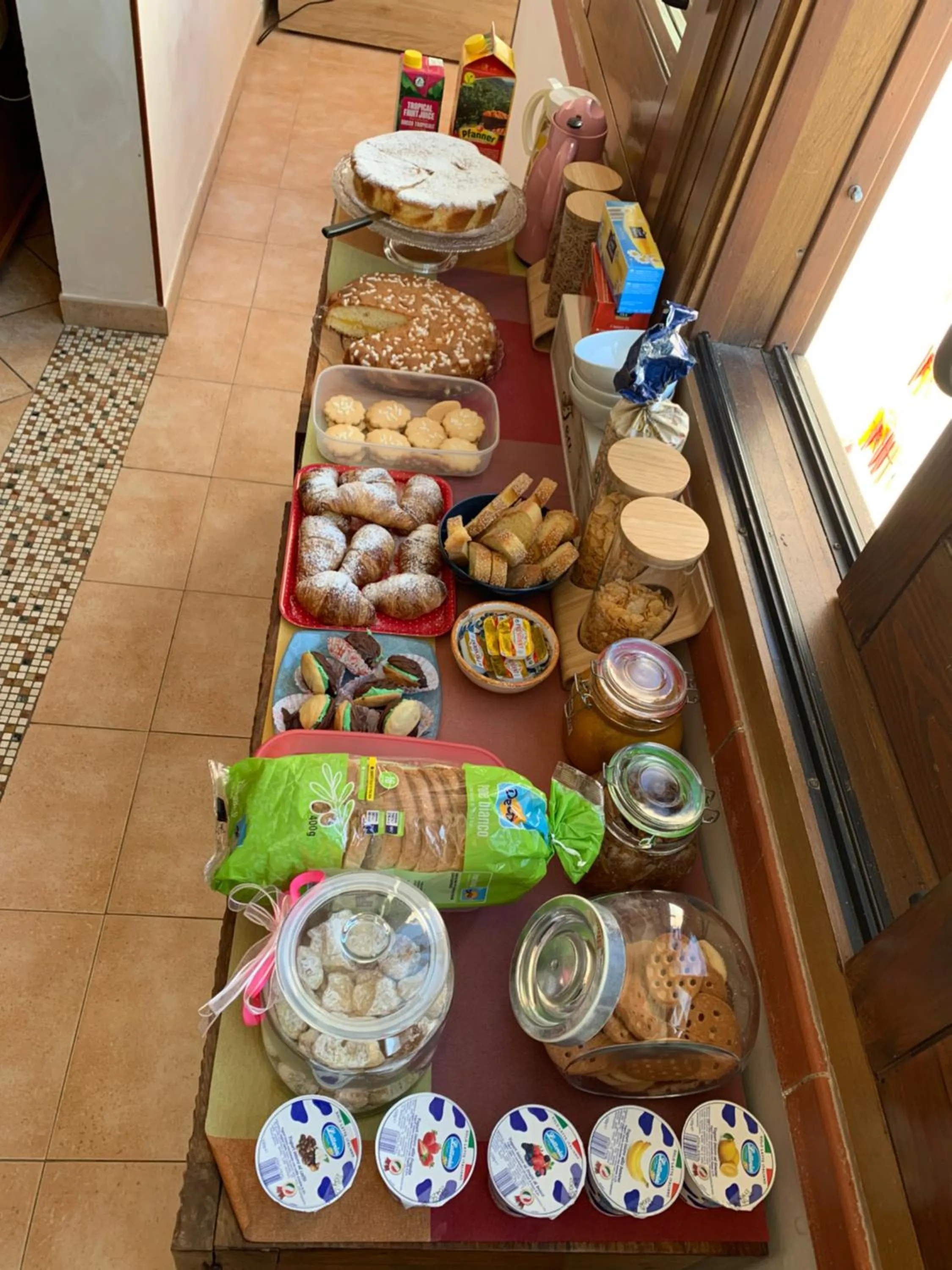 Food and drinks in B&B Chiedi la Luna