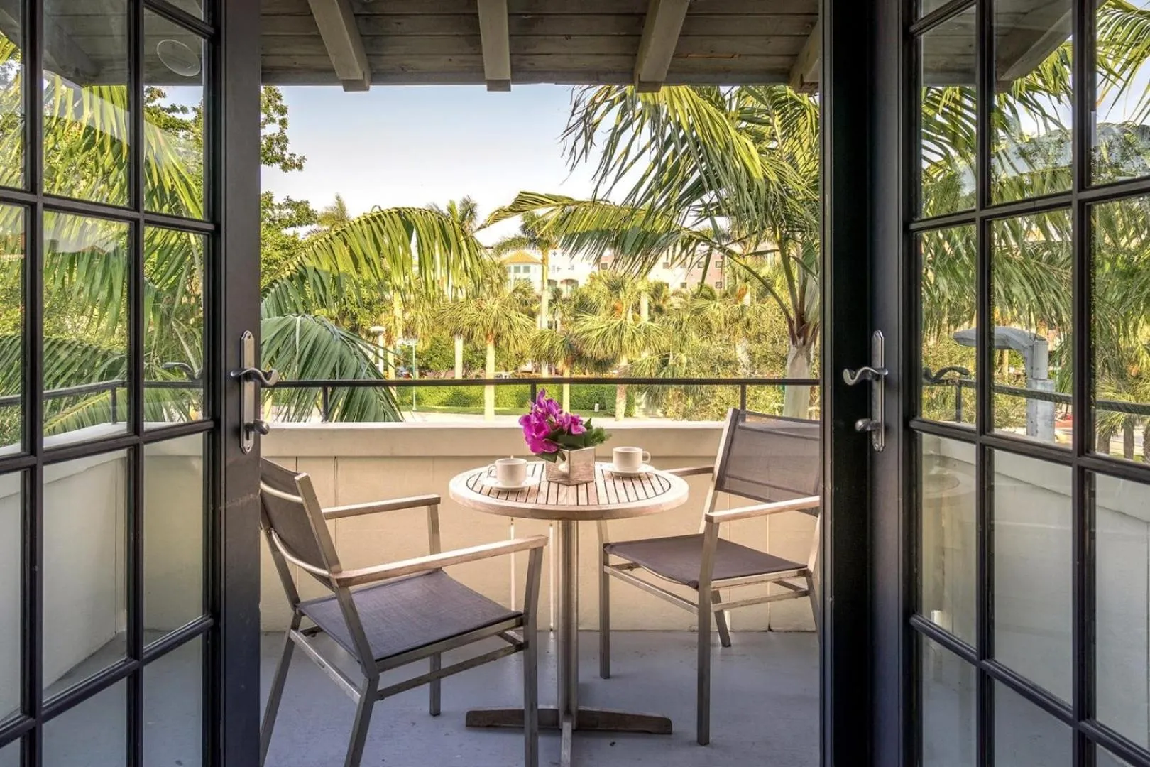 Patio in Bungalows at The Boca Raton