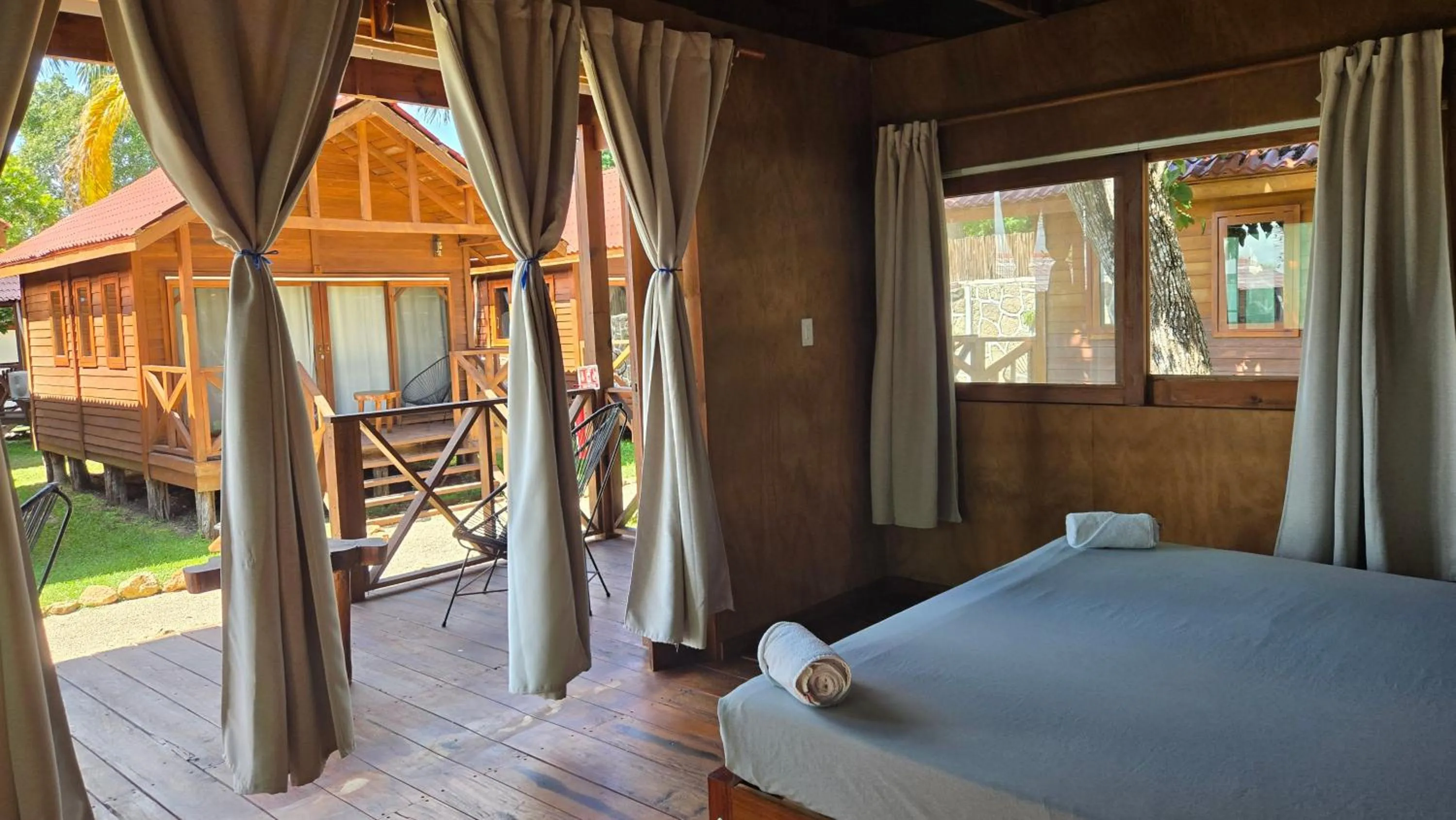 Bed in bacalar My Love Front Laguna