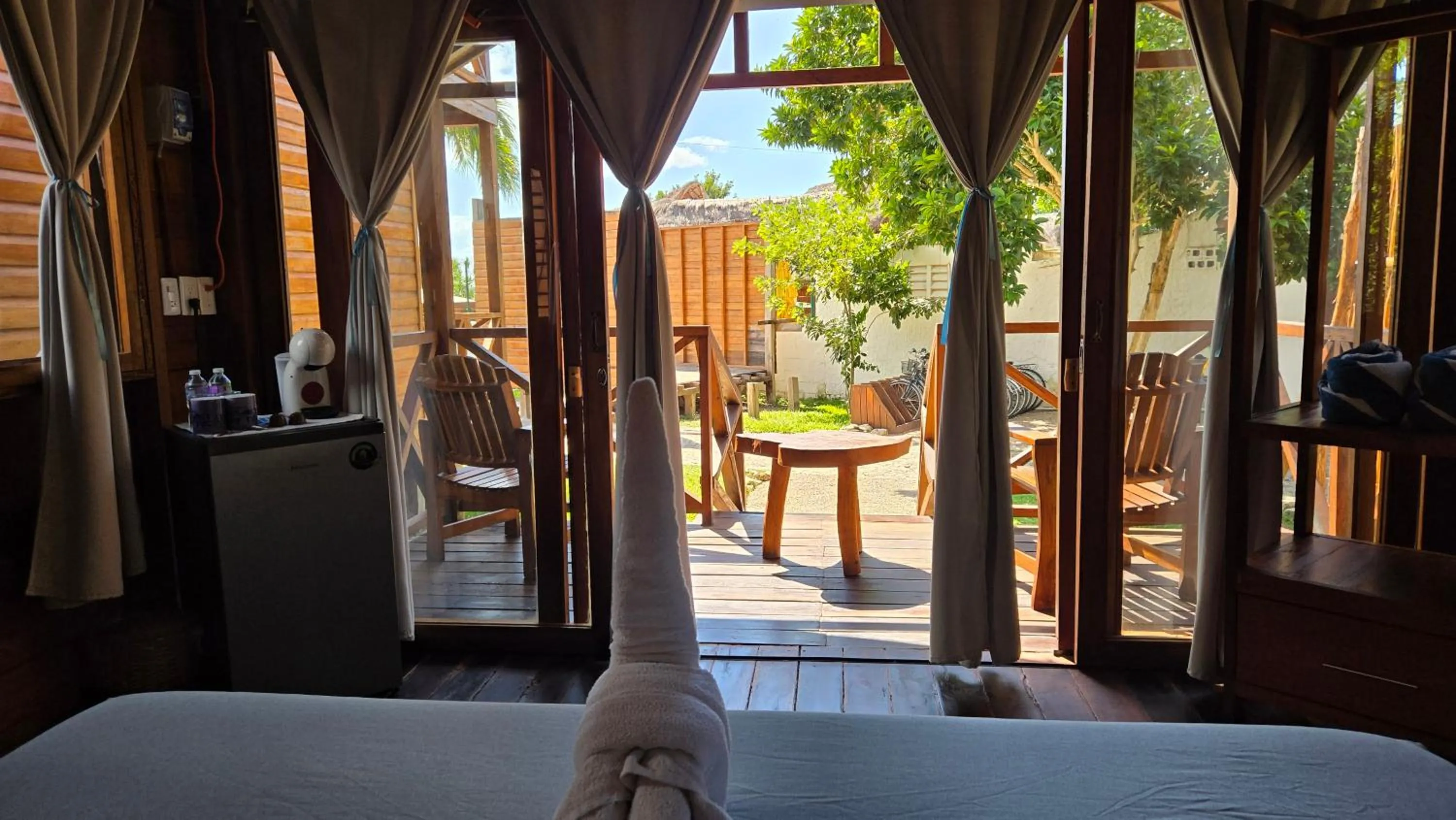 Bed in bacalar My Love Front Laguna