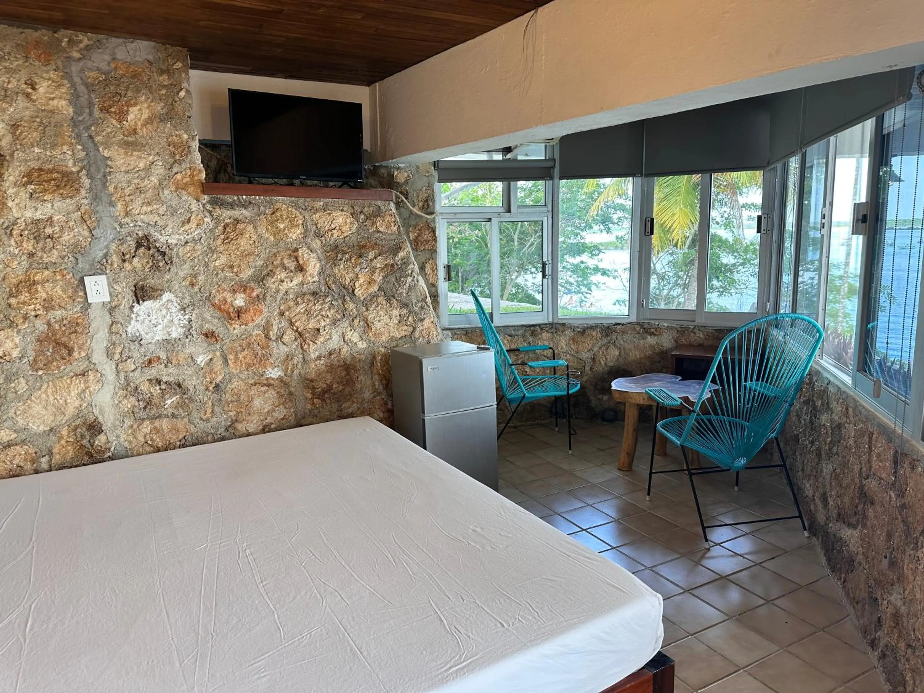 Bed in bacalar My Love Front Laguna