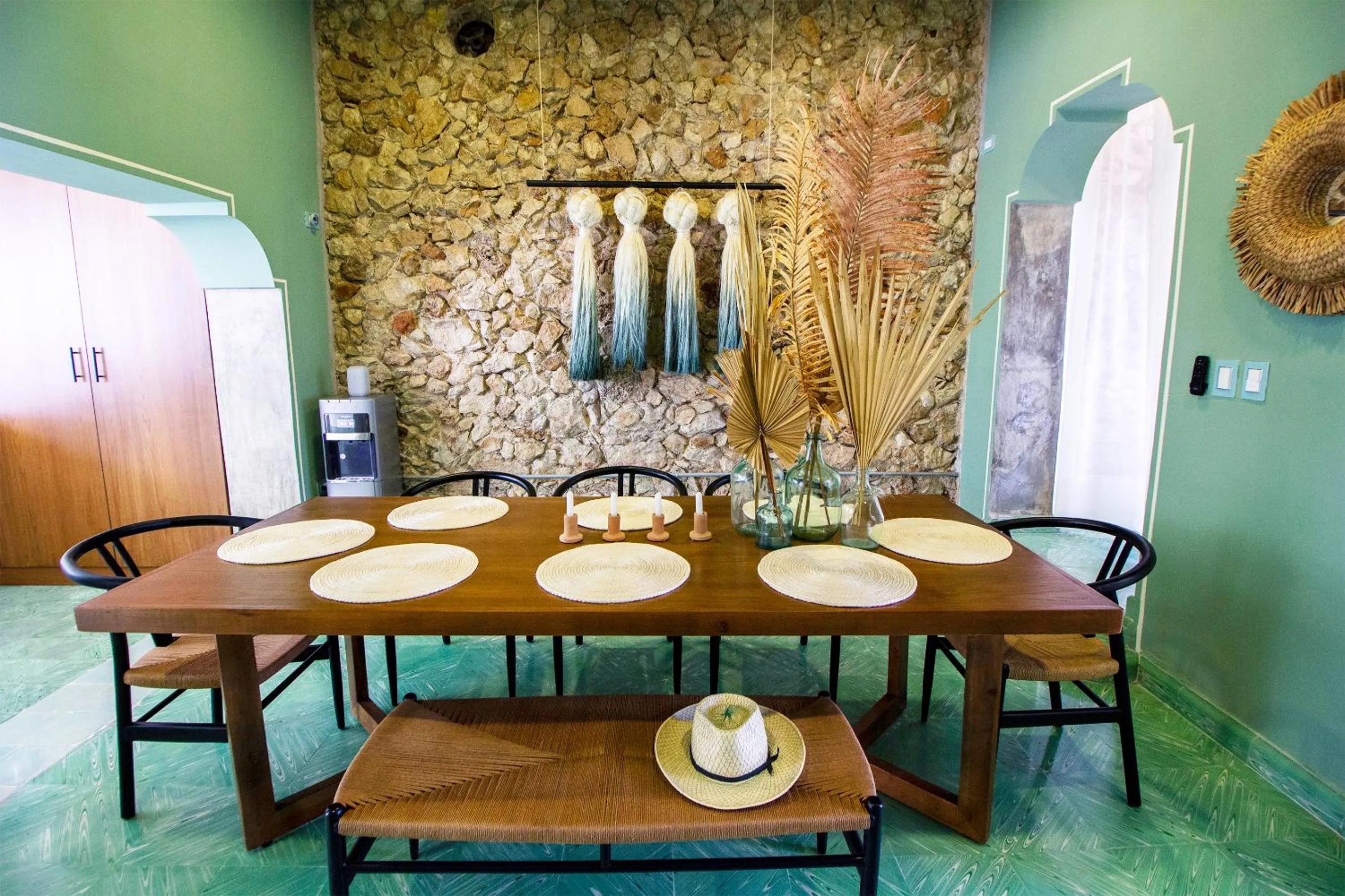 Seating area in Casa Magu Merida