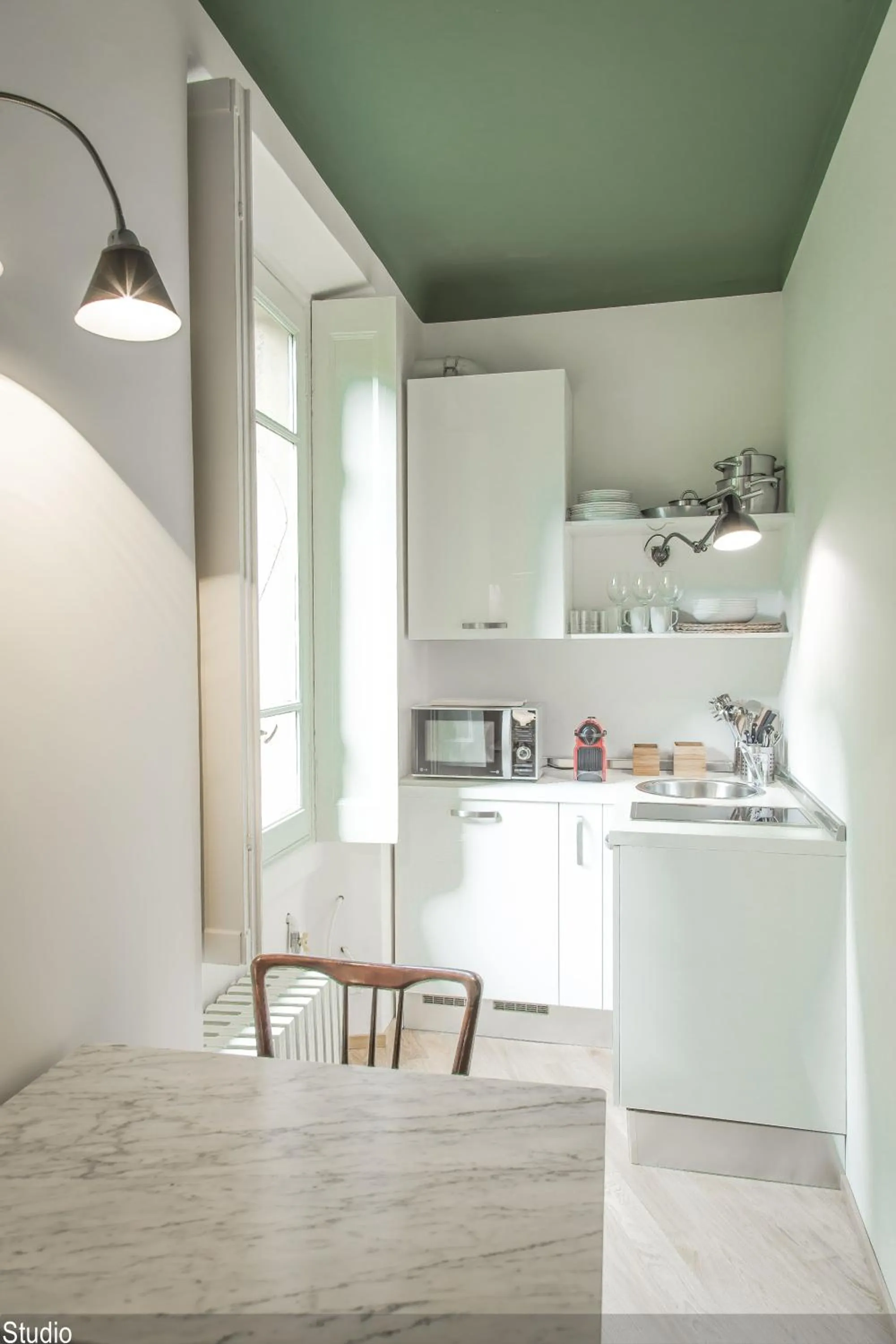 Kitchen or kitchenette in Brera Apartments in Porta Romana