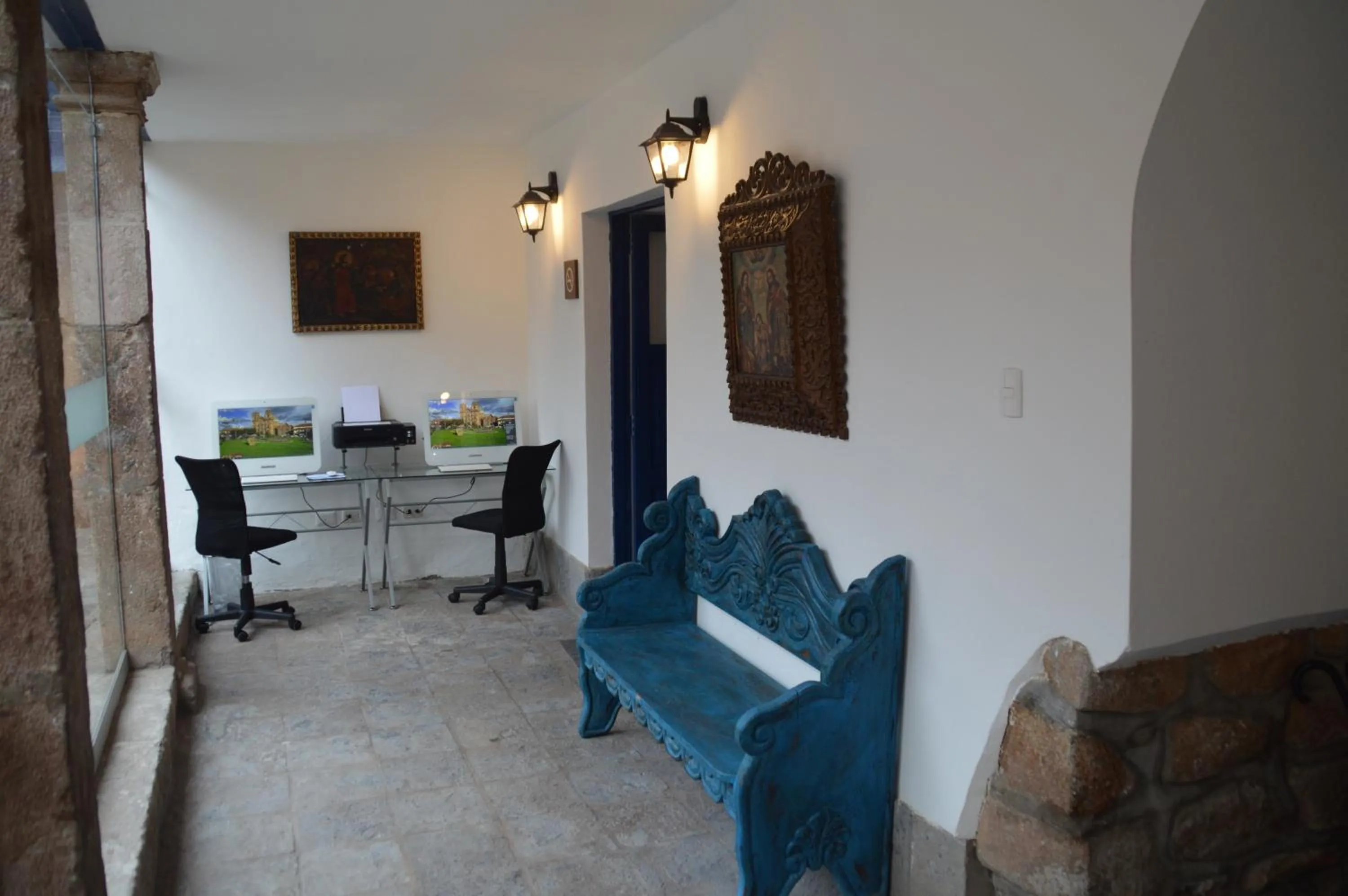 Communal lounge/ TV room in Tierra Viva Cusco San Blas