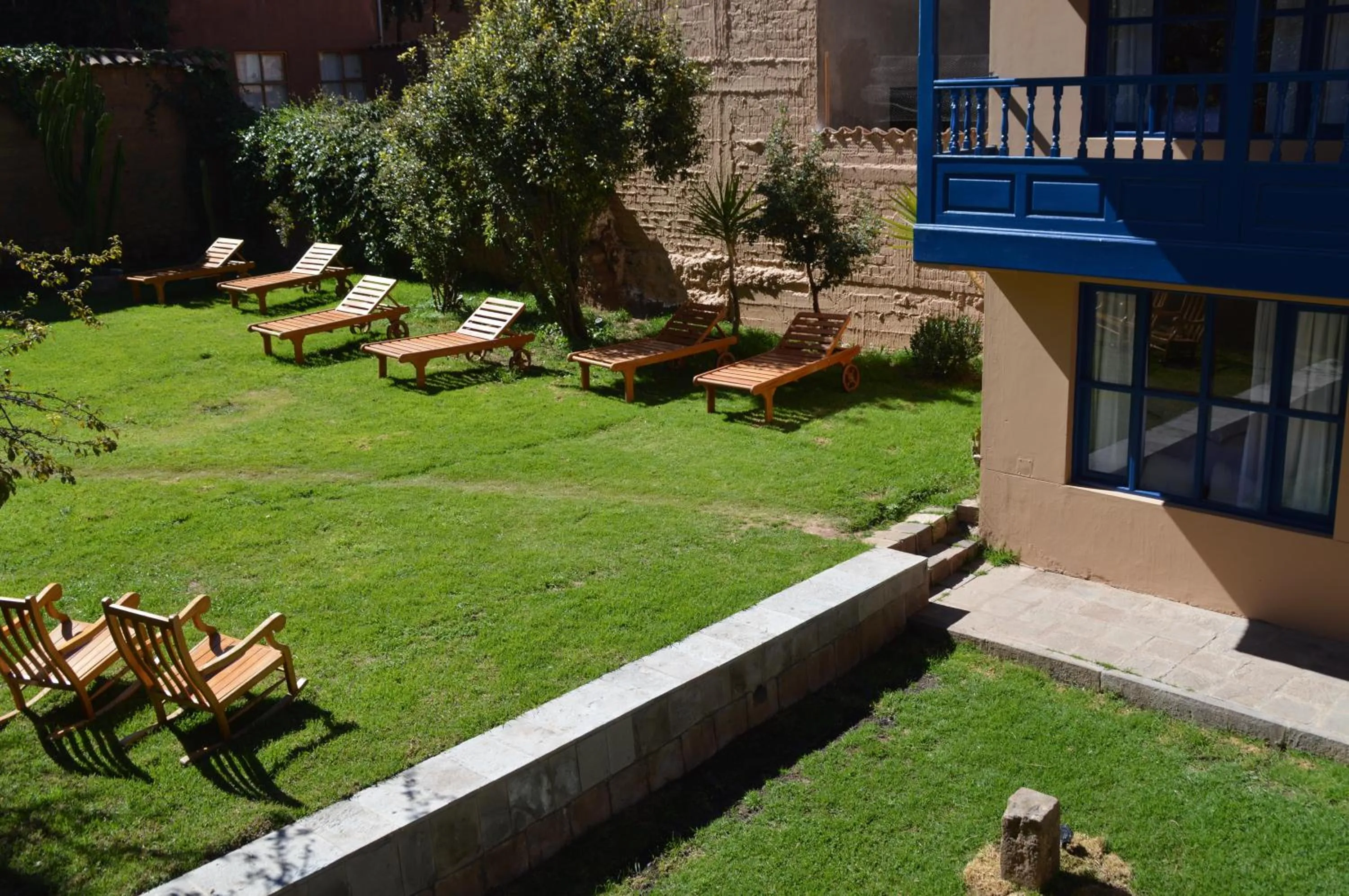 Garden in Tierra Viva Cusco San Blas