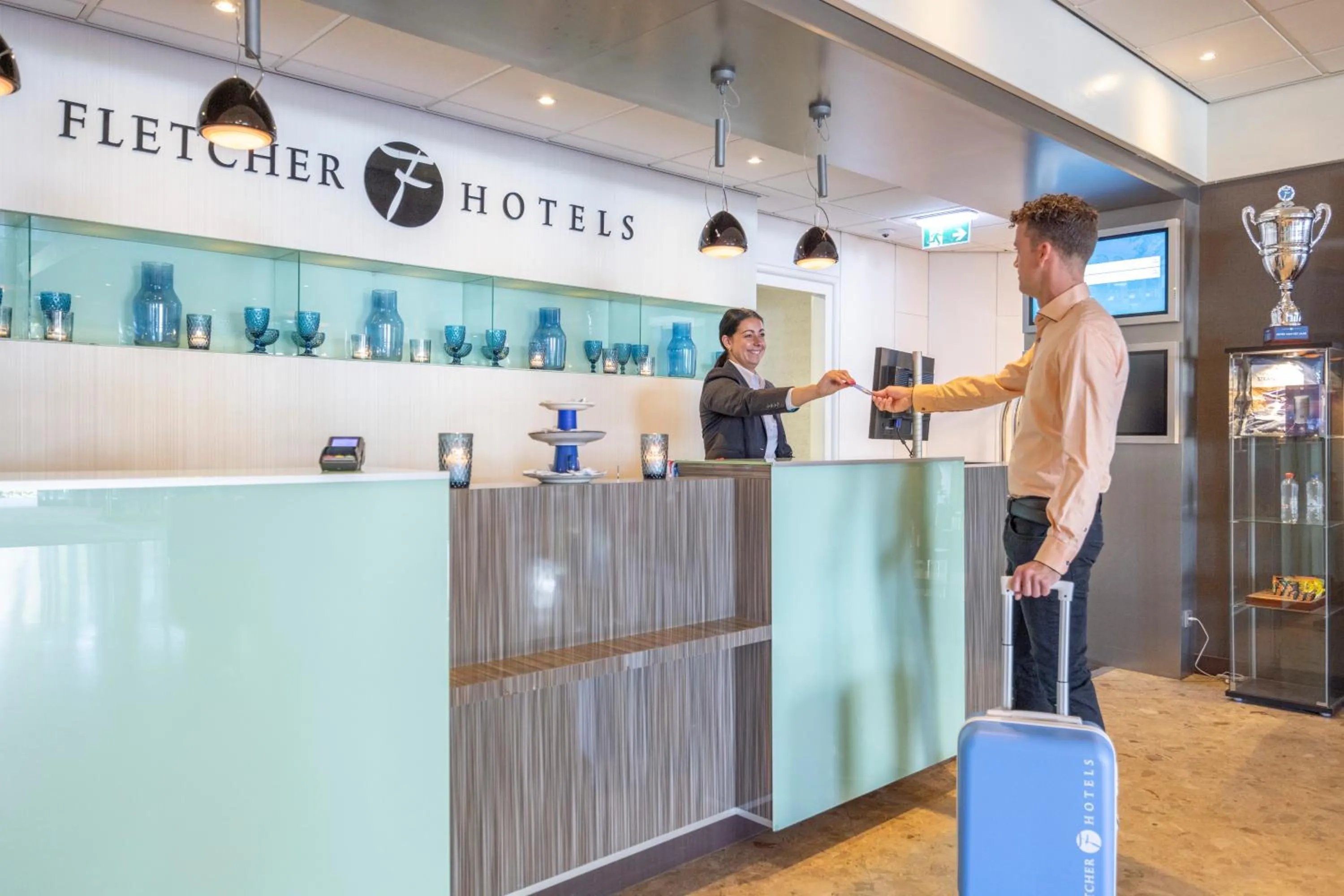 Lobby or reception in Fletcher Hotel-Restaurant Nieuwegein-Utrecht