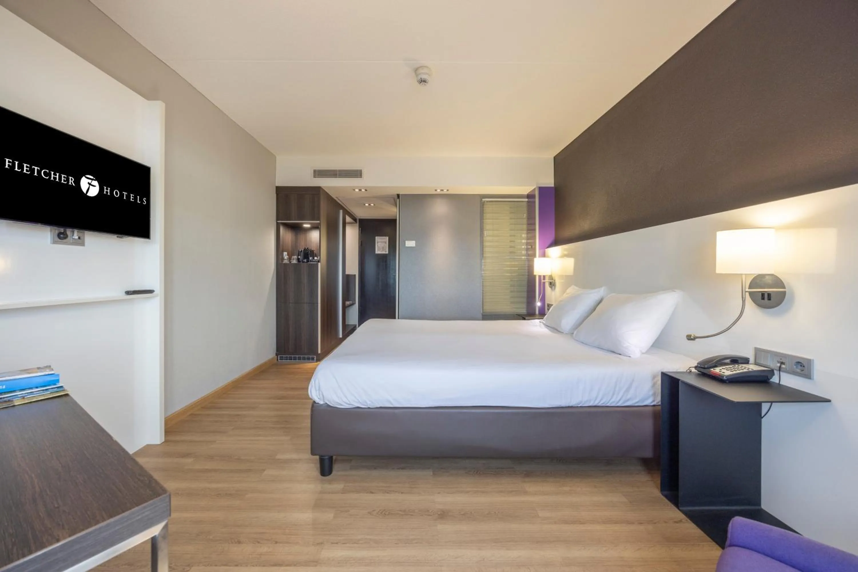 Bed in Fletcher Hotel-Restaurant Nieuwegein-Utrecht