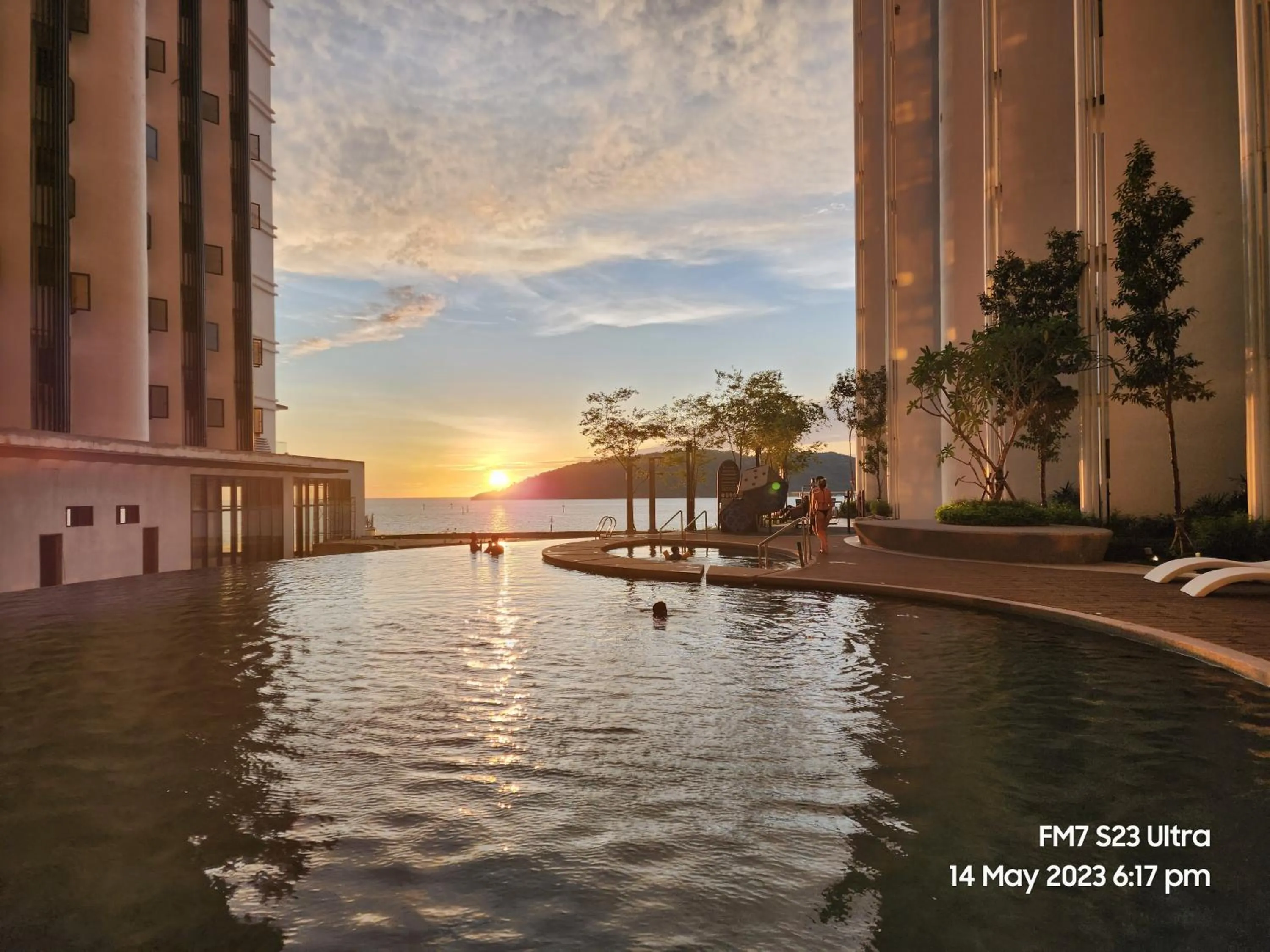 Sea view in Seaview Luxury Suites at The Shore Kota Kinabalu