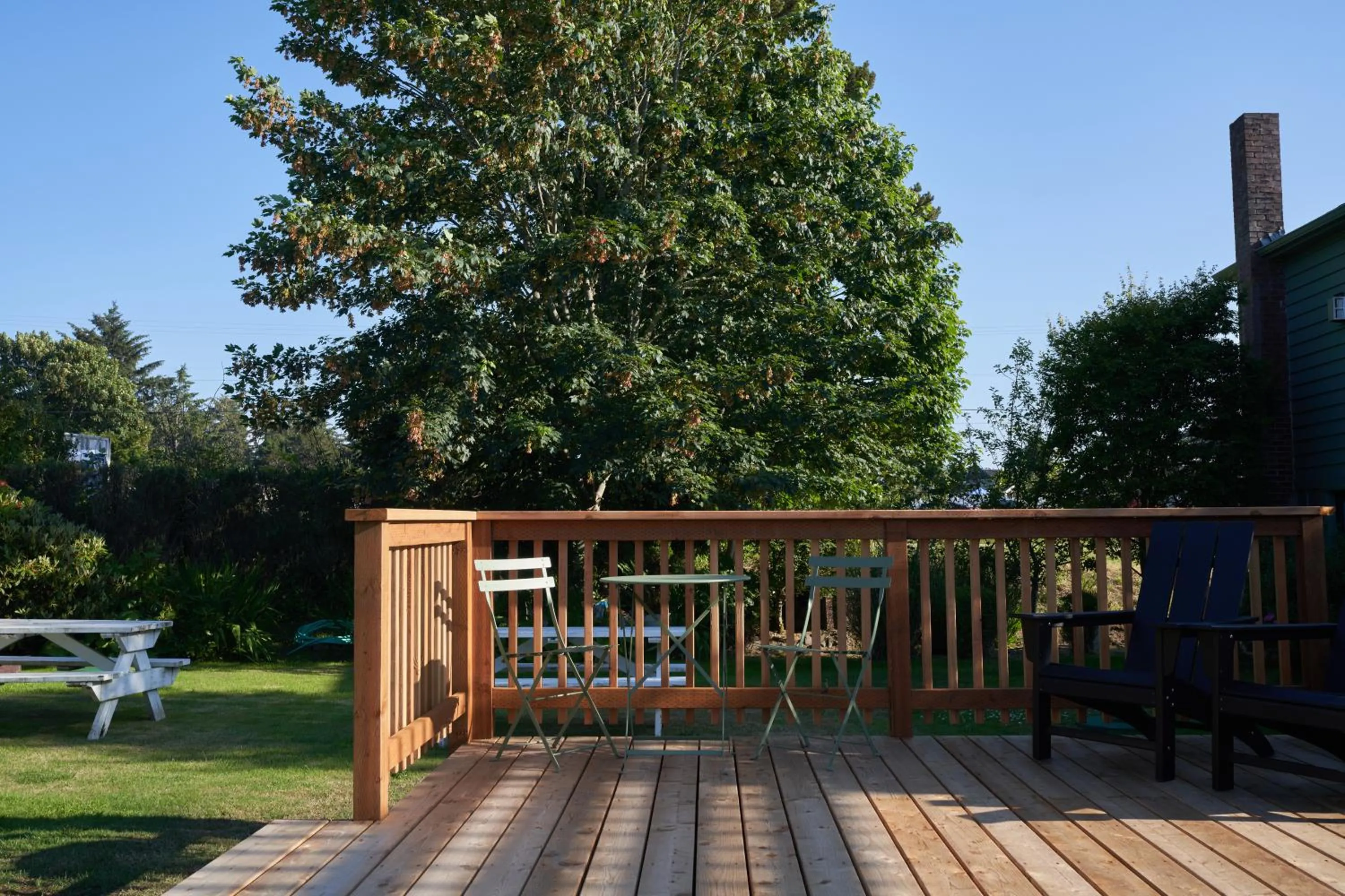Patio in The Drifthaven at Gearhart