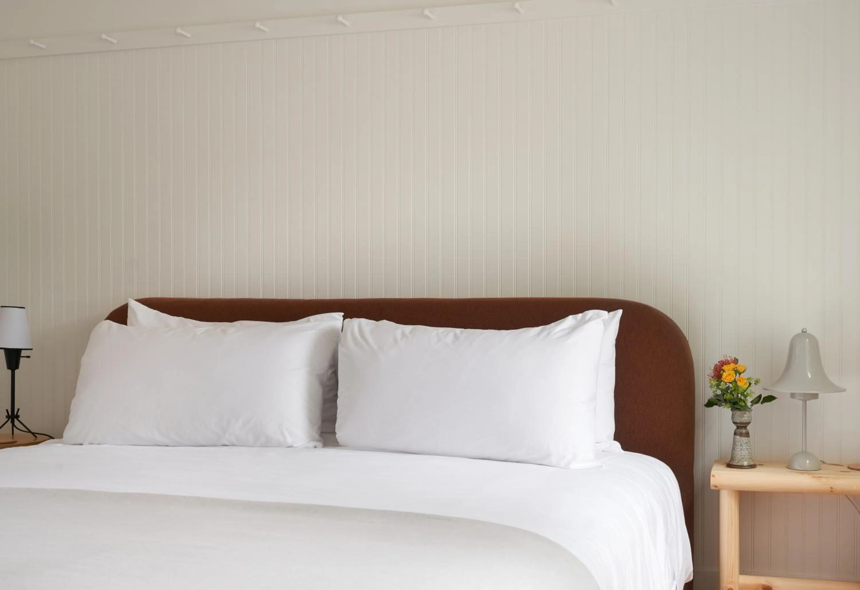 Bed in The Drifthaven at Gearhart