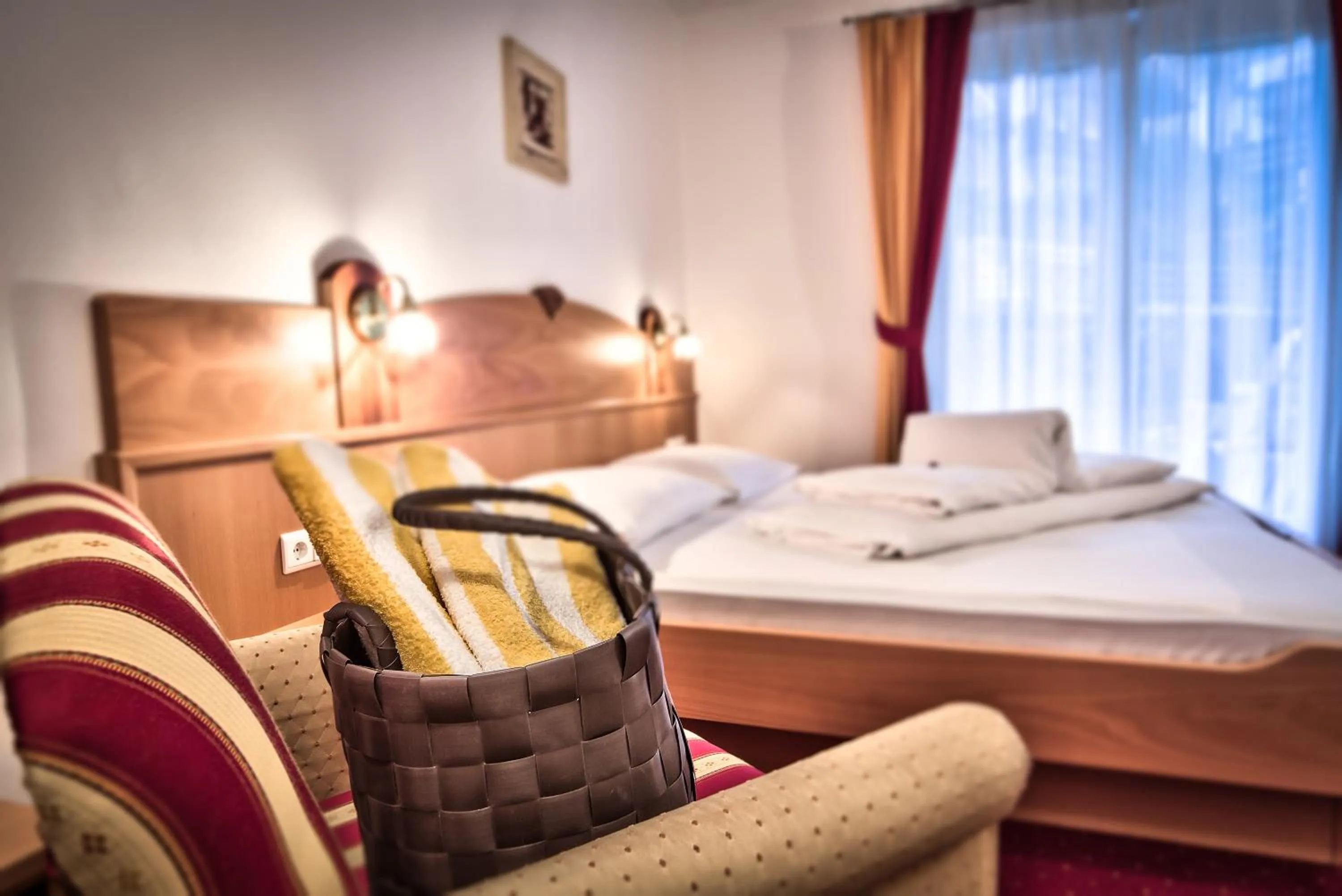 Bed in Hotel Garni Katnau