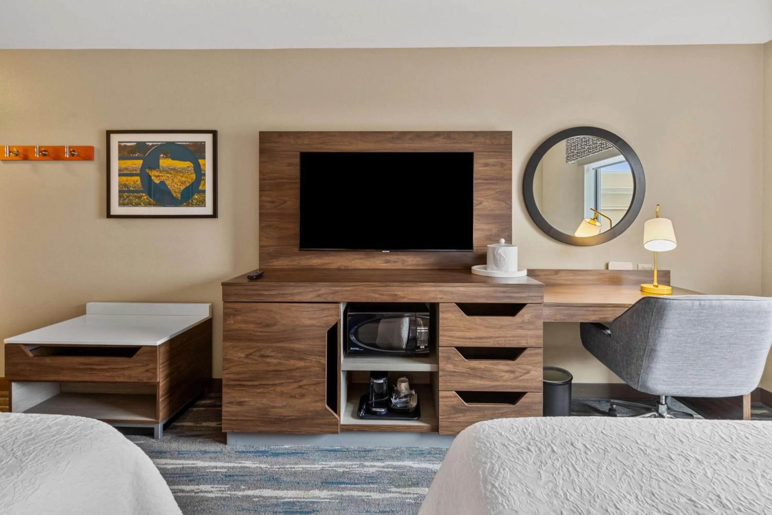 Bed in Hampton Inn Temple