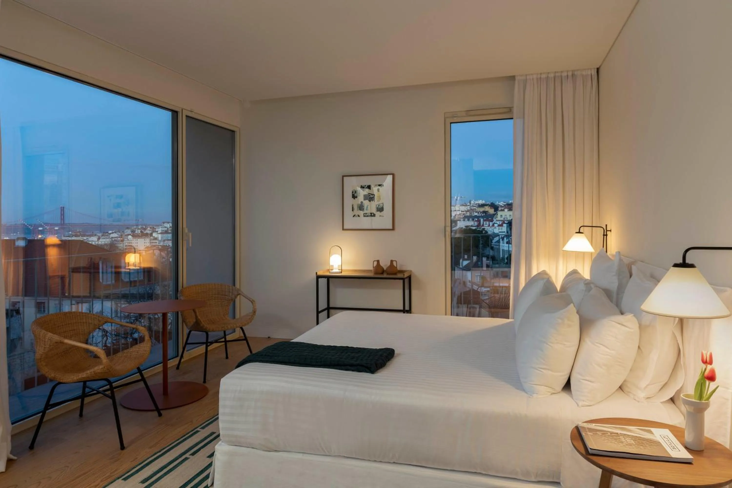 Bedroom, Bed in Pátio do Tijolo