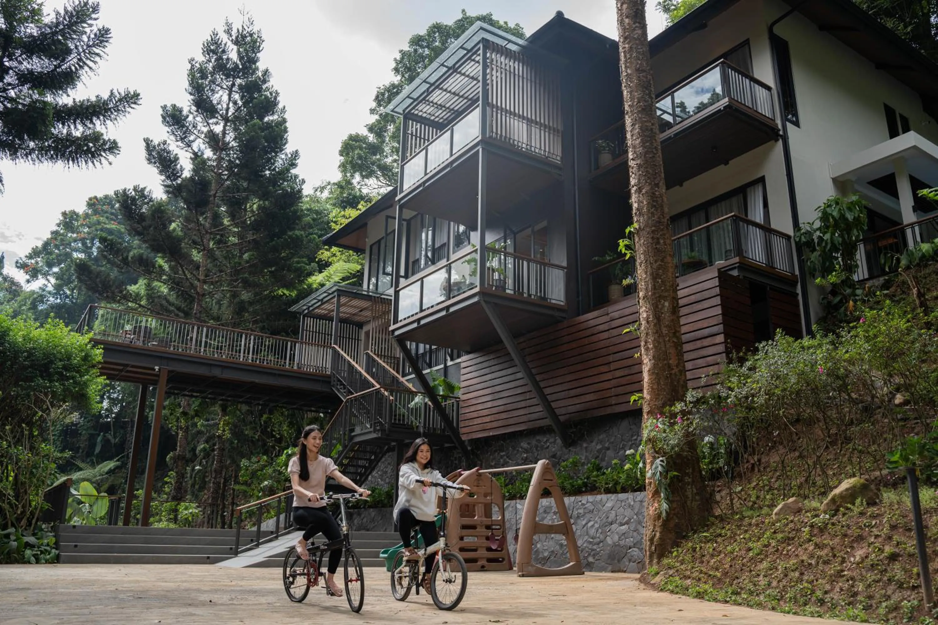 Cycling in Plataran Puncak Residences