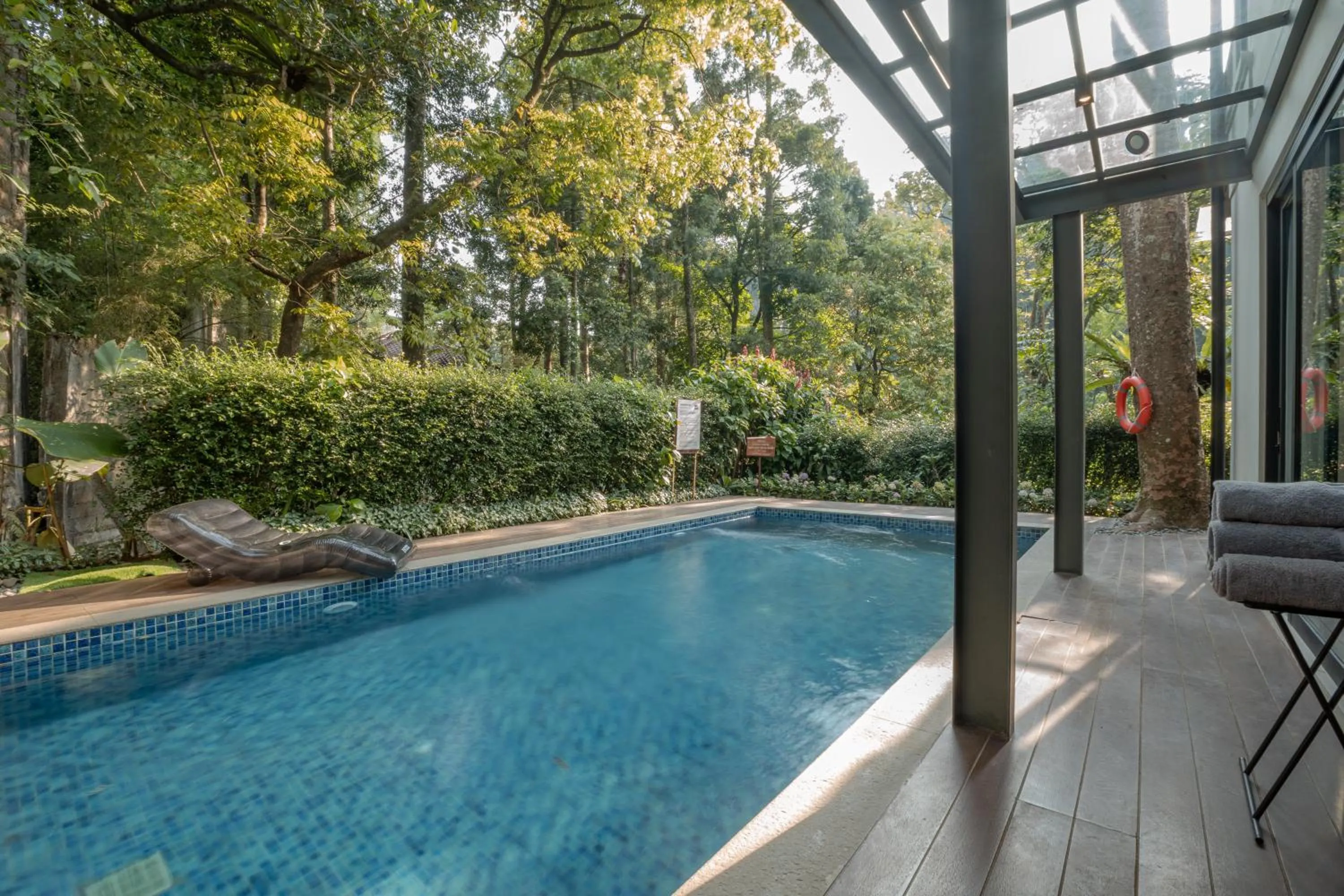 Swimming pool in Plataran Puncak Residences