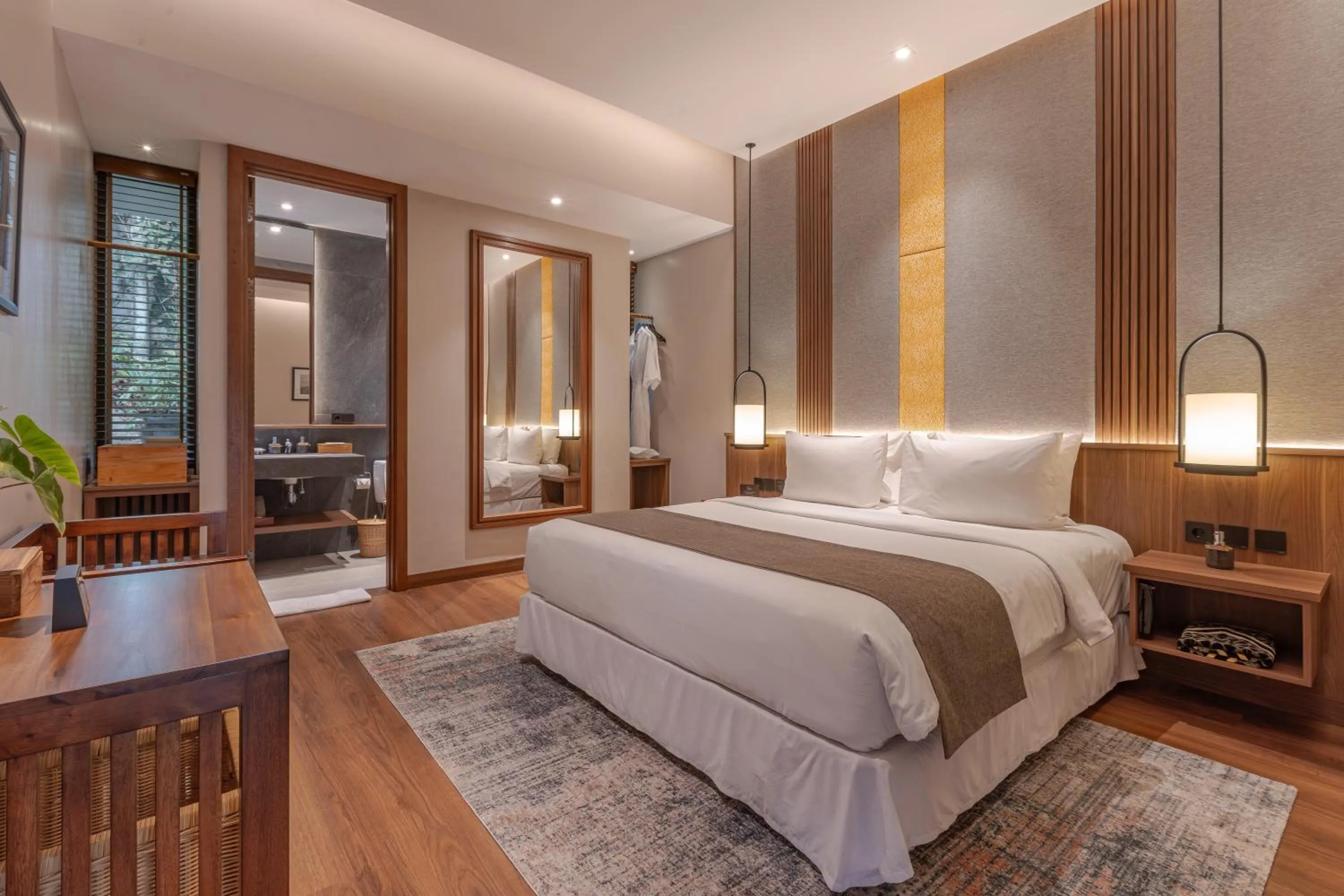 Bed in Plataran Puncak Residences