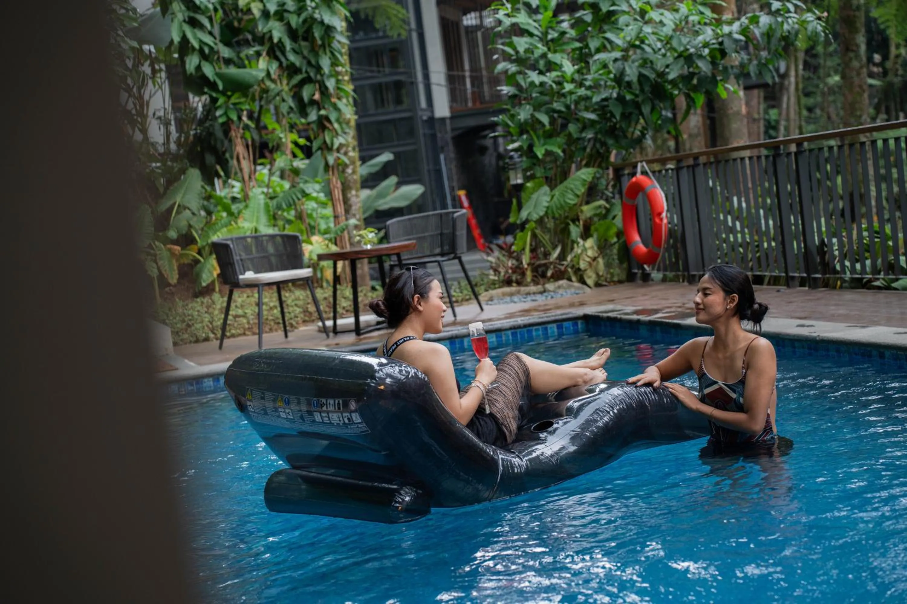 Swimming pool in Plataran Puncak Residences