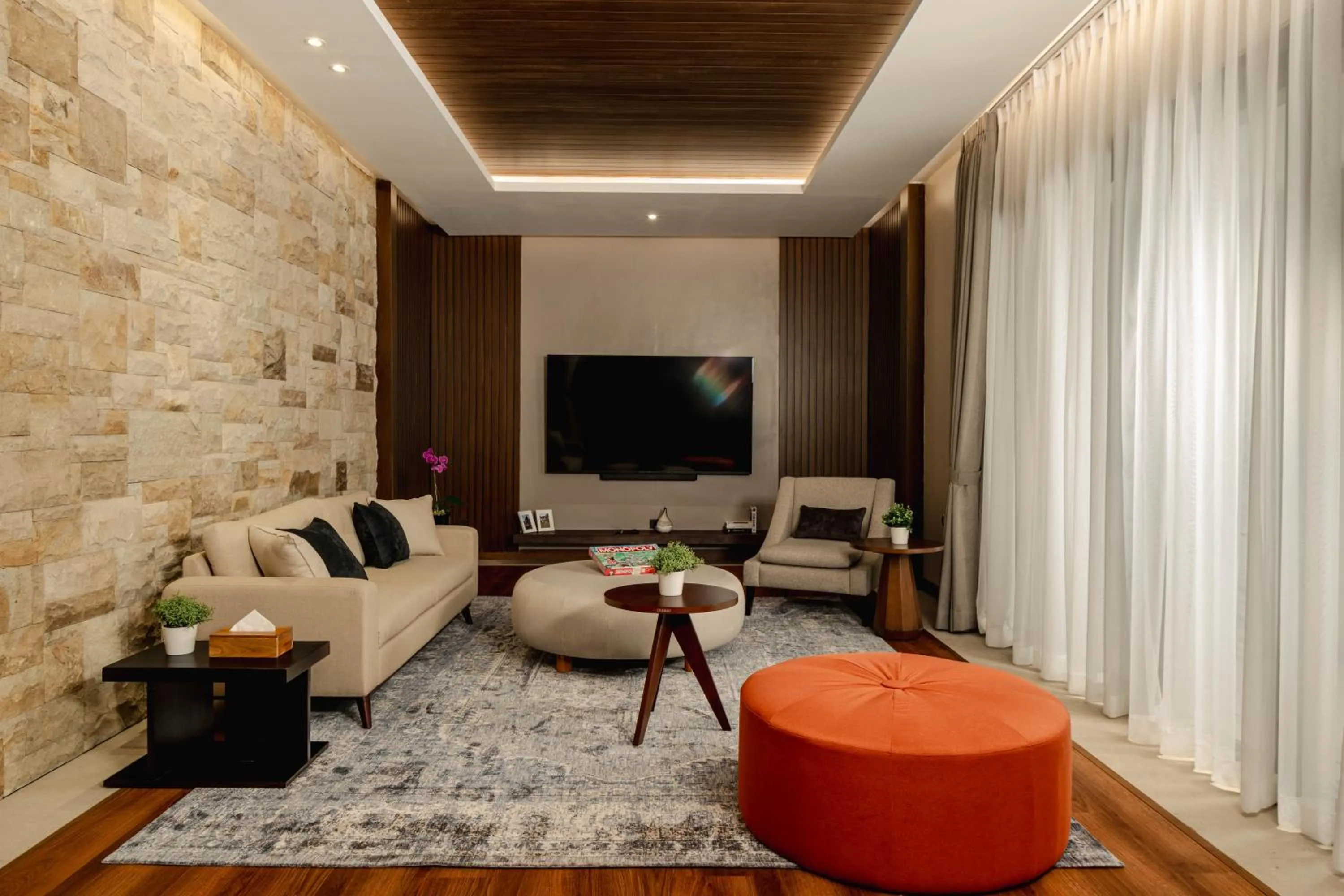 Living room in Plataran Puncak Residences