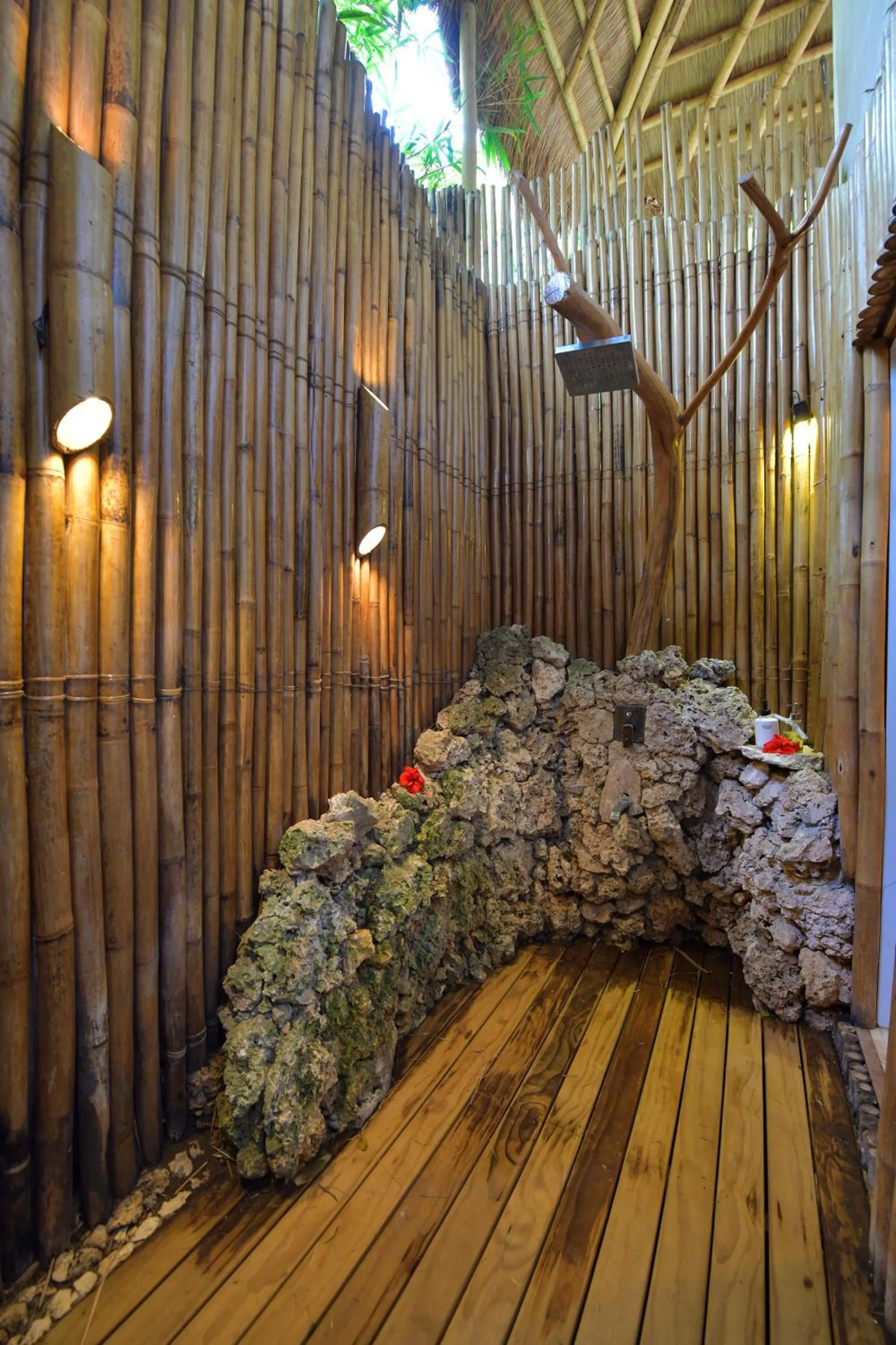 Shower in Diniview Villa Resort