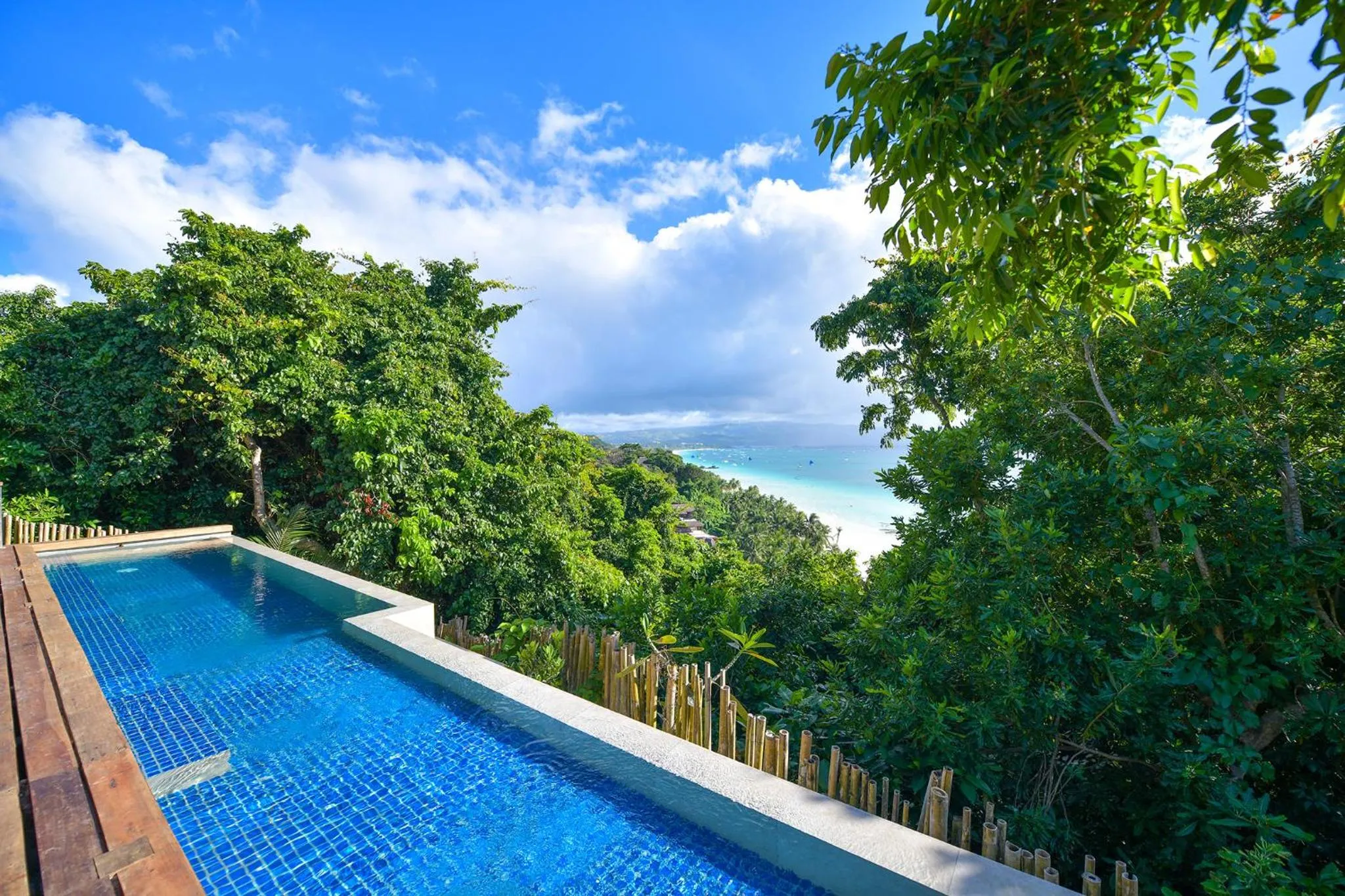 Natural landscape in Diniview Villa Resort