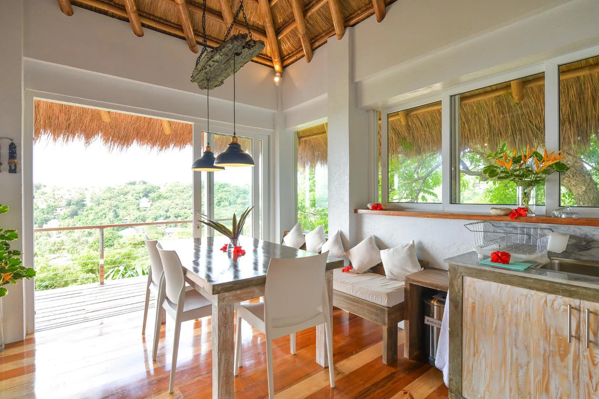 Seating area in Diniview Villa Resort