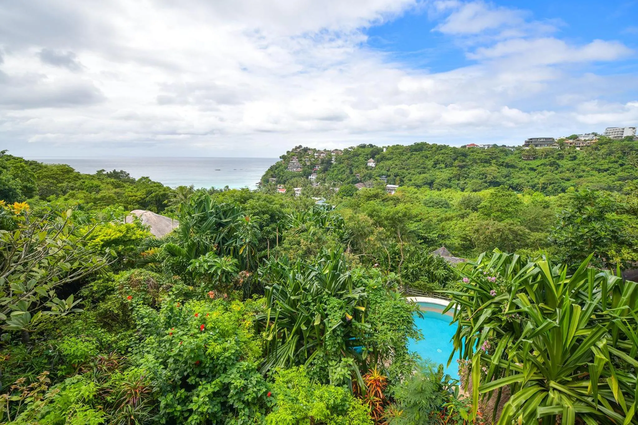 Garden view in Diniview Villa Resort