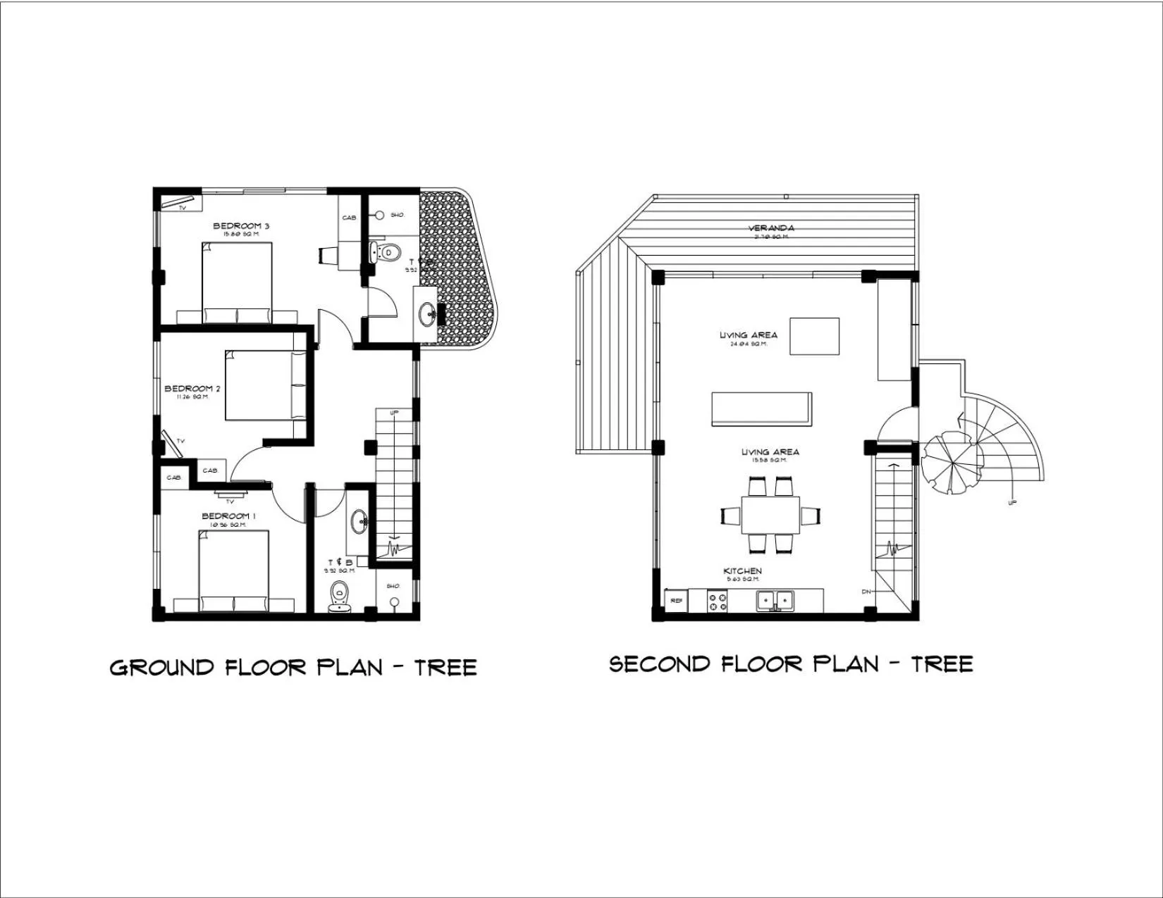 Floor plan in Diniview Villa Resort