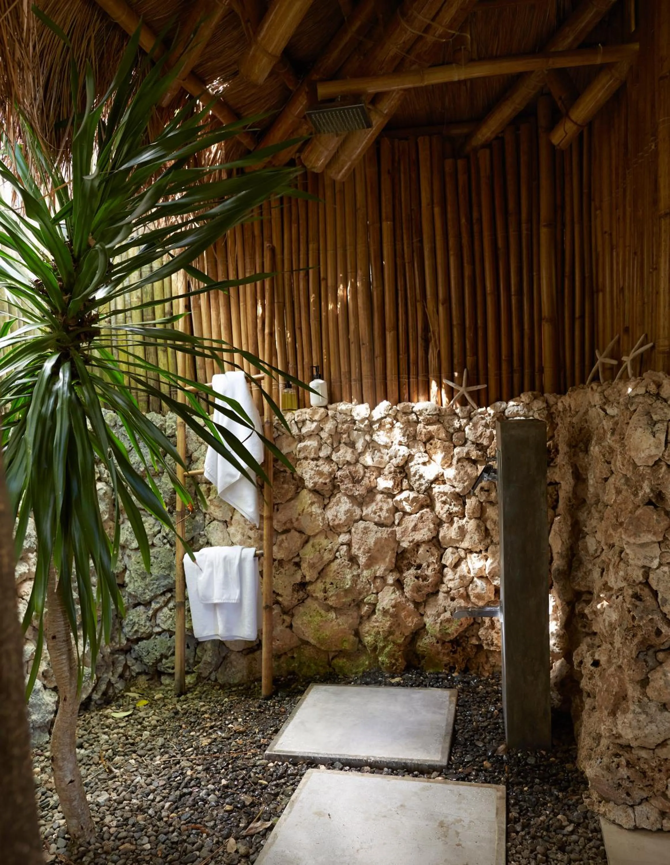 Open Air Bath in Diniview Villa Resort