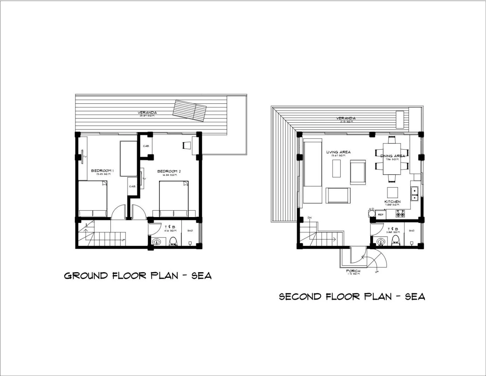 Floor plan in Diniview Villa Resort
