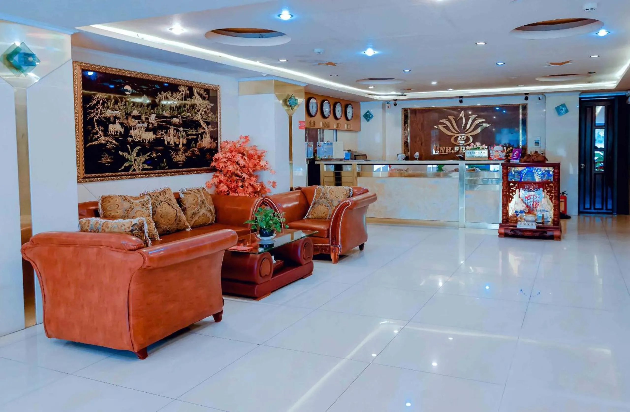 Living room in Linh Phuong 3 Hotel