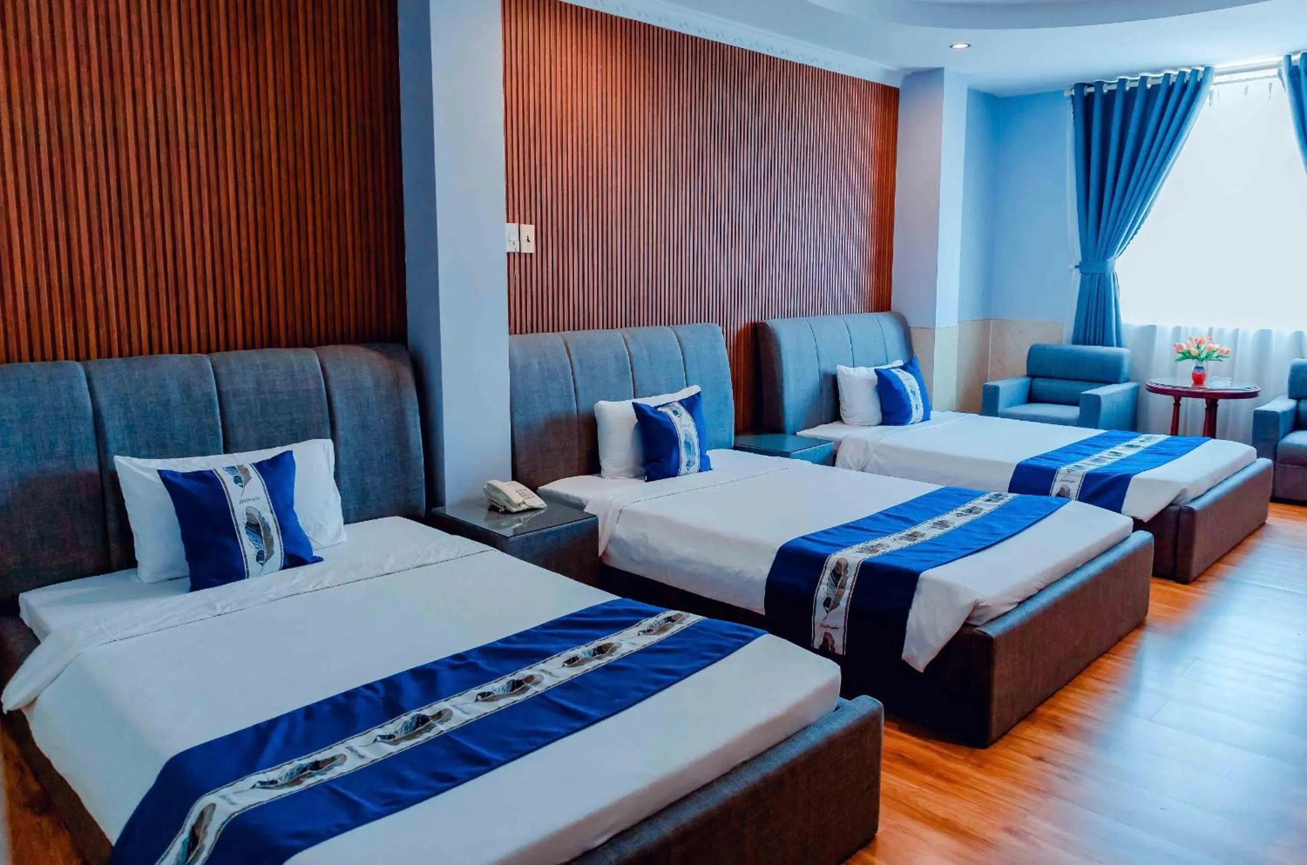 Bed in Linh Phuong 3 Hotel