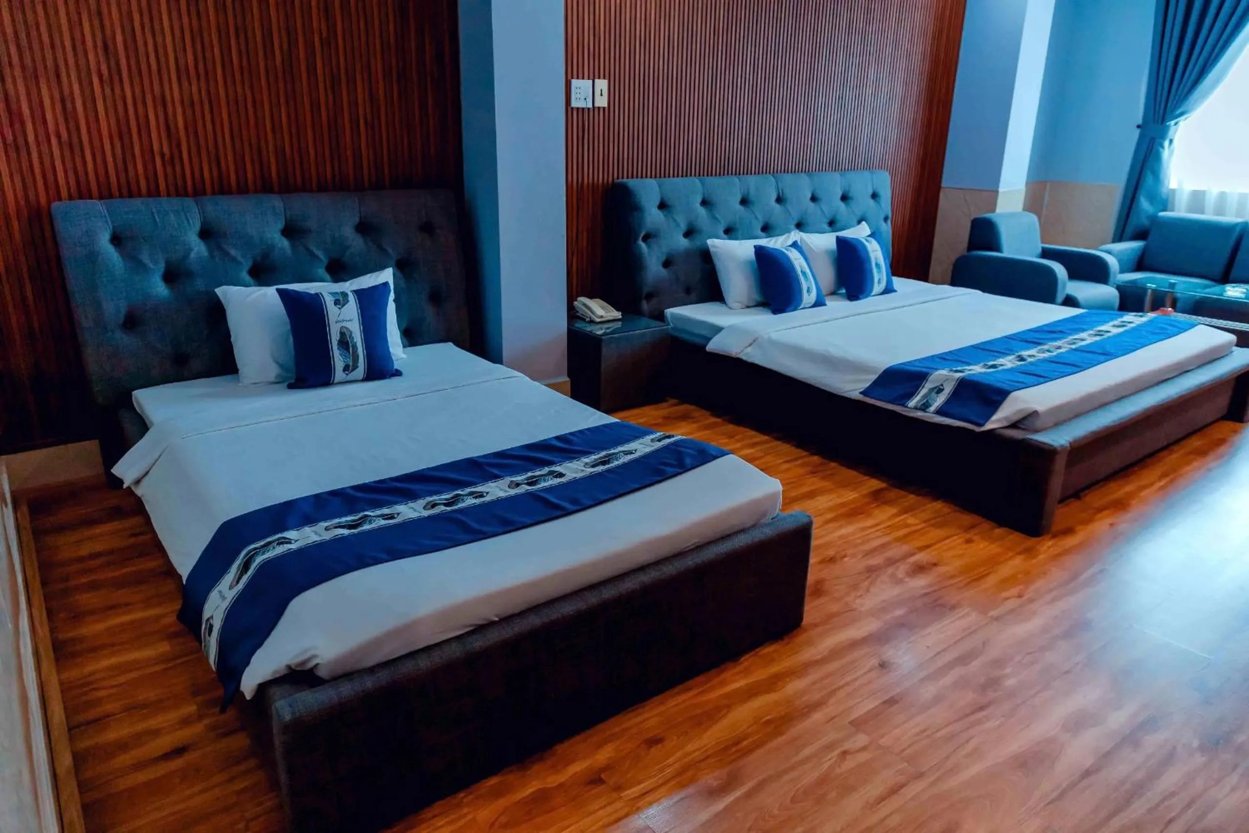 Bed in Linh Phuong 3 Hotel