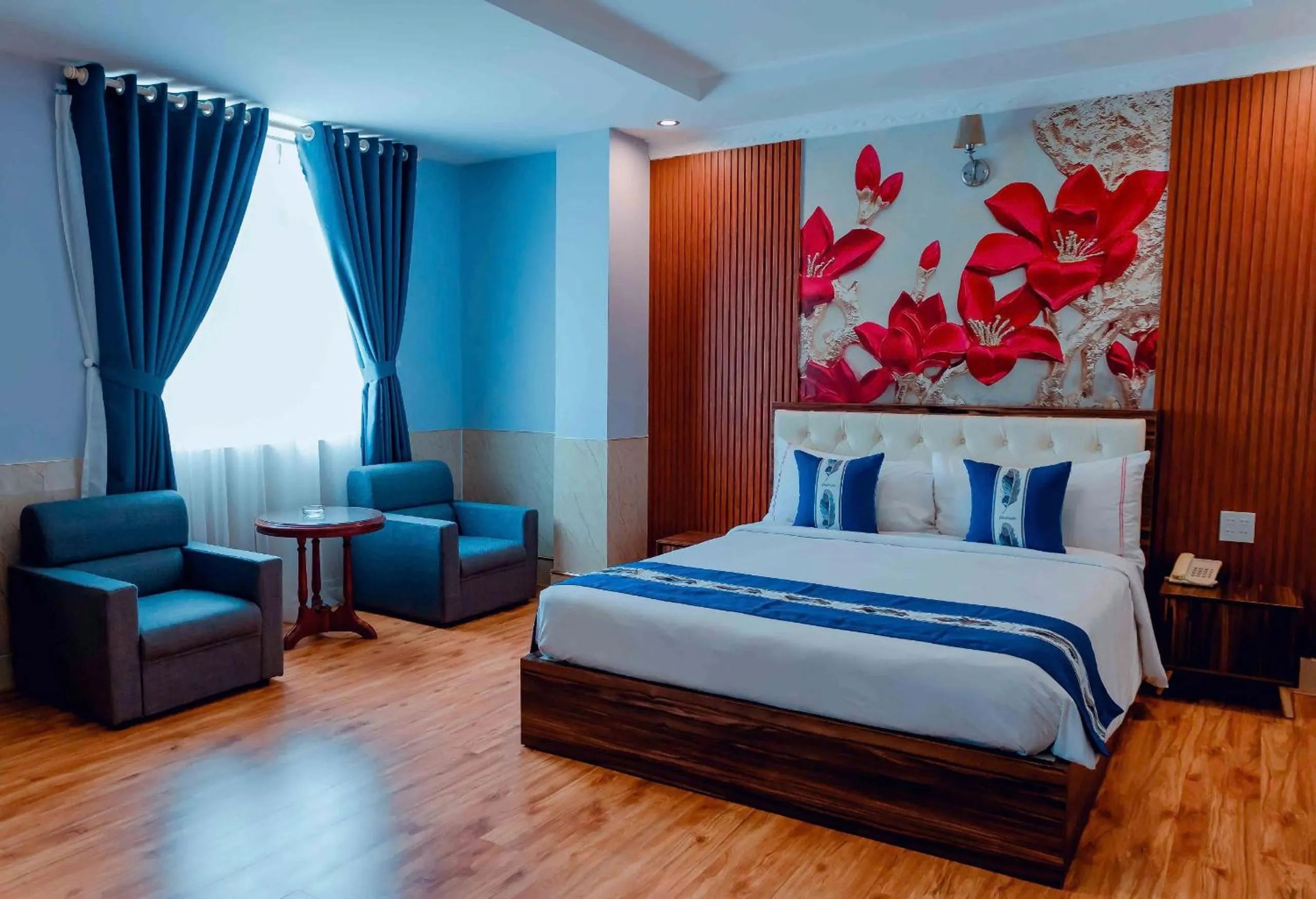 Bed in Linh Phuong 3 Hotel