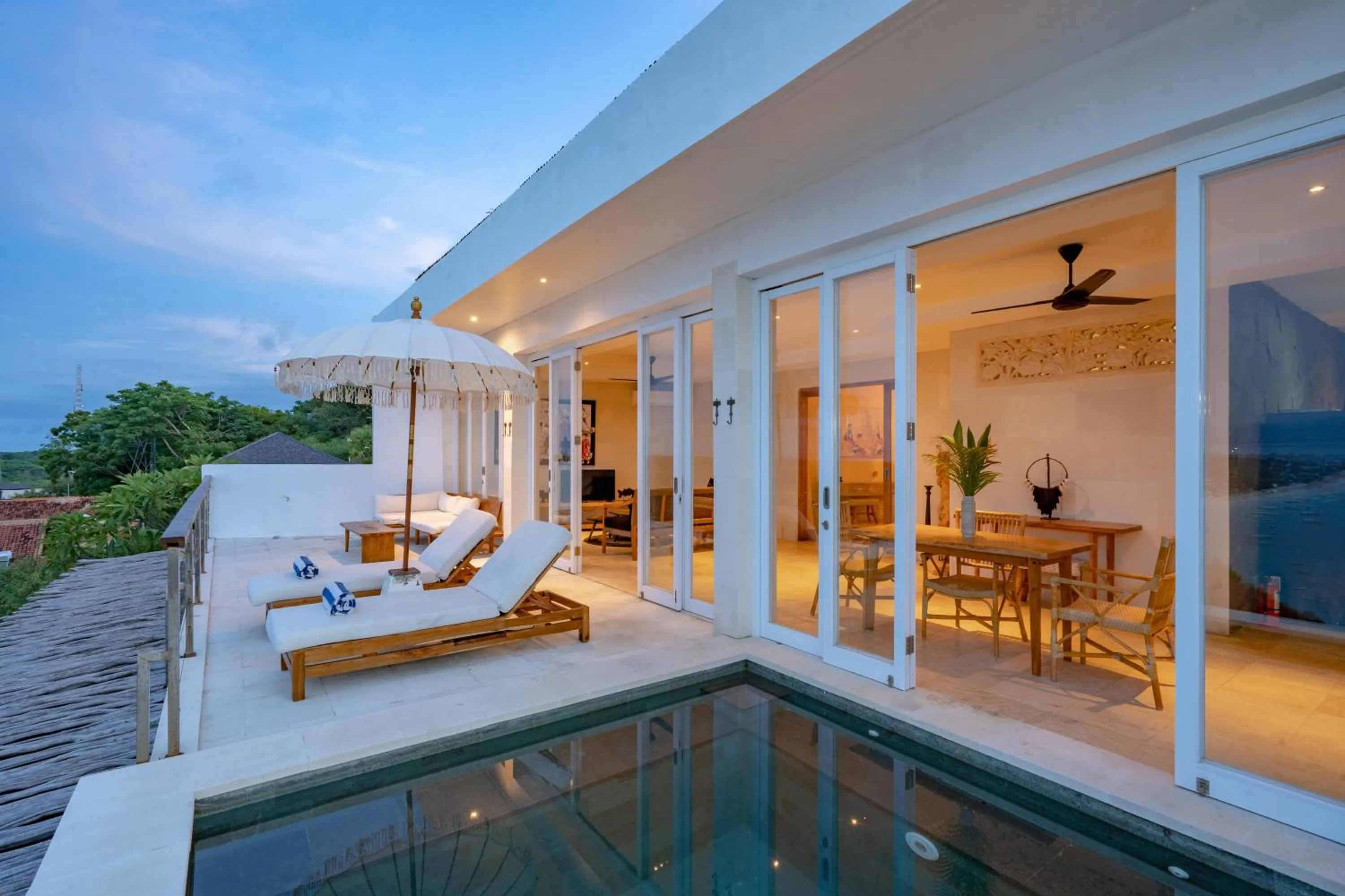 Balcony/Terrace in Aqua Nusa - Luxury Lembongan Villas