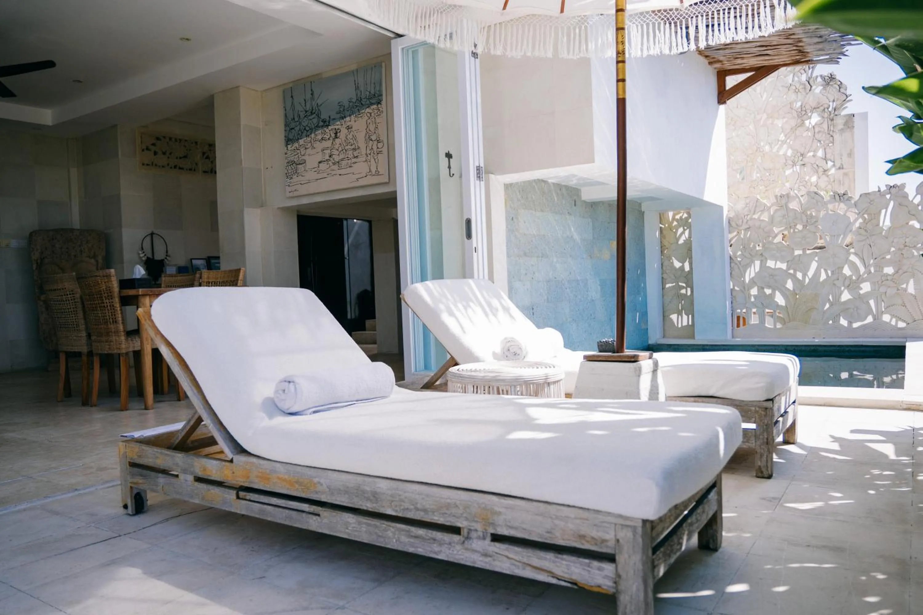 Patio in Aqua Nusa - Luxury Lembongan Villas