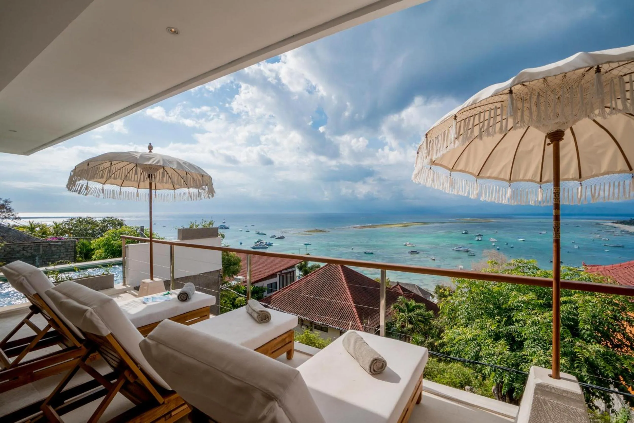 Balcony/Terrace in Aqua Nusa - Luxury Lembongan Villas